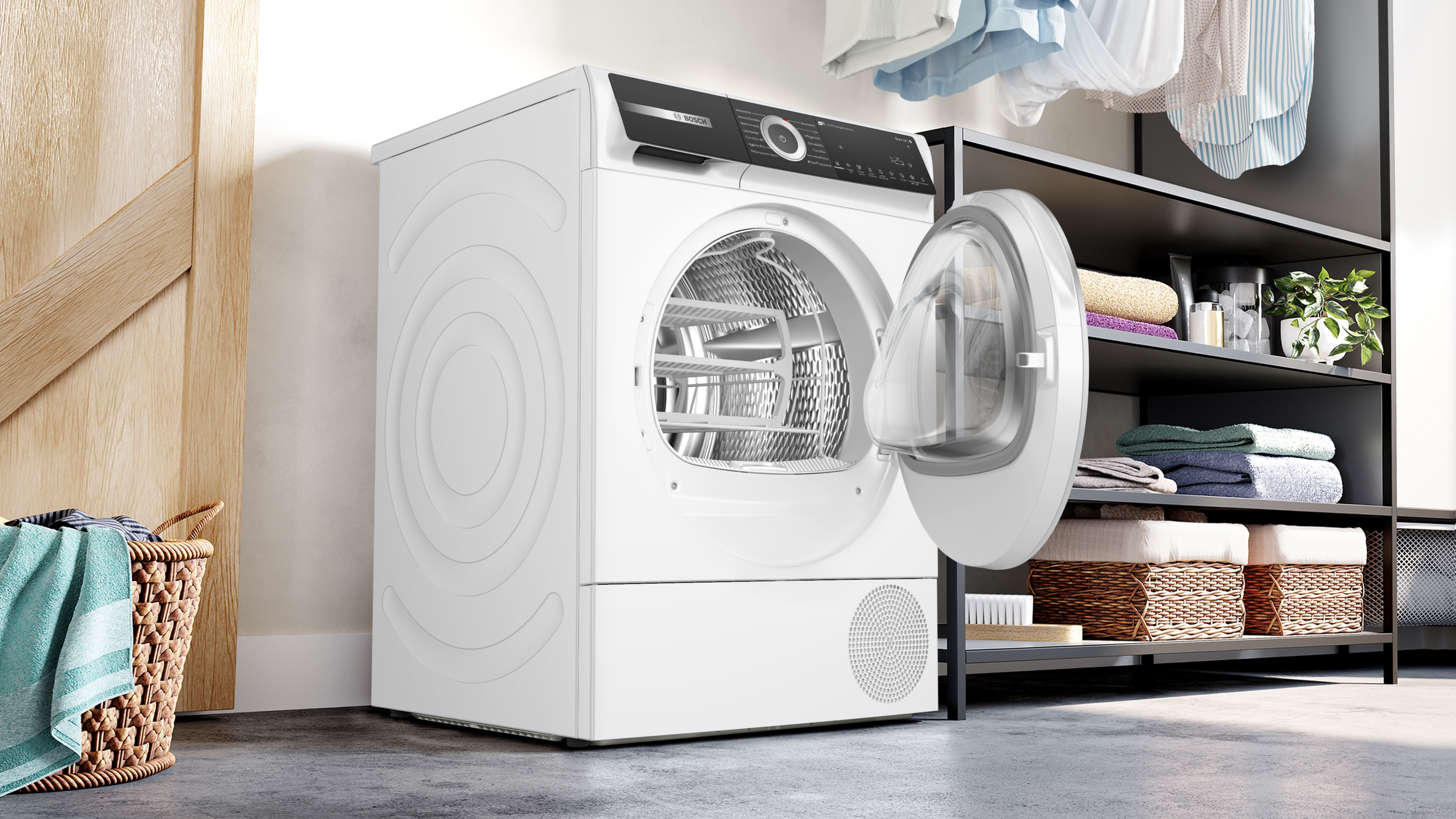 Bosch WQH245B90 Wärmepumpentrockner | 9 kg | Auto Dry | Smart Dry | Selbstr. Kondensator | EEK C