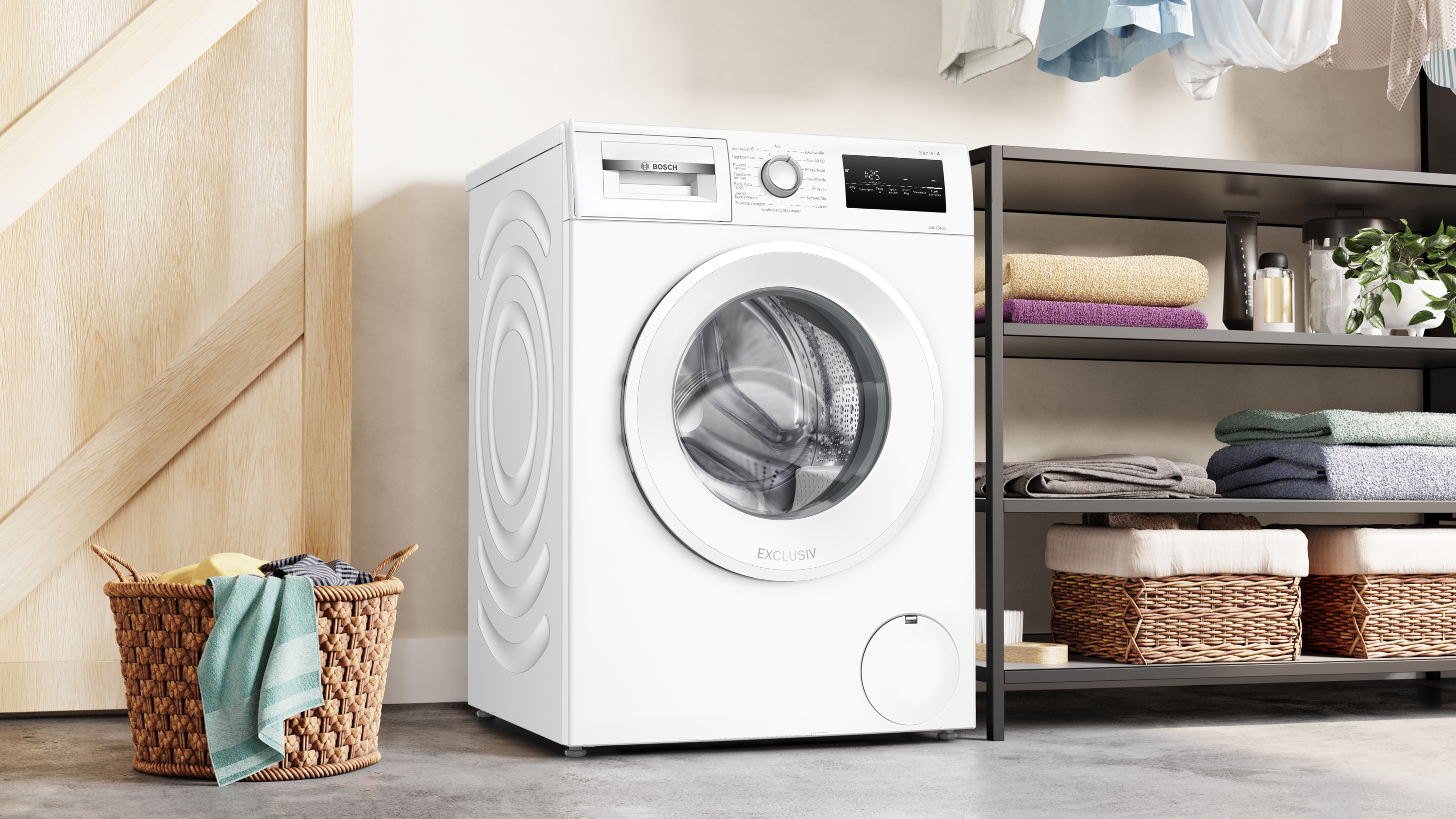 Bosch WAN2829E Waschmaschine | 8kg | 1400 U/min | Iron Assist | Speed Perfect | EEK A | 71dB