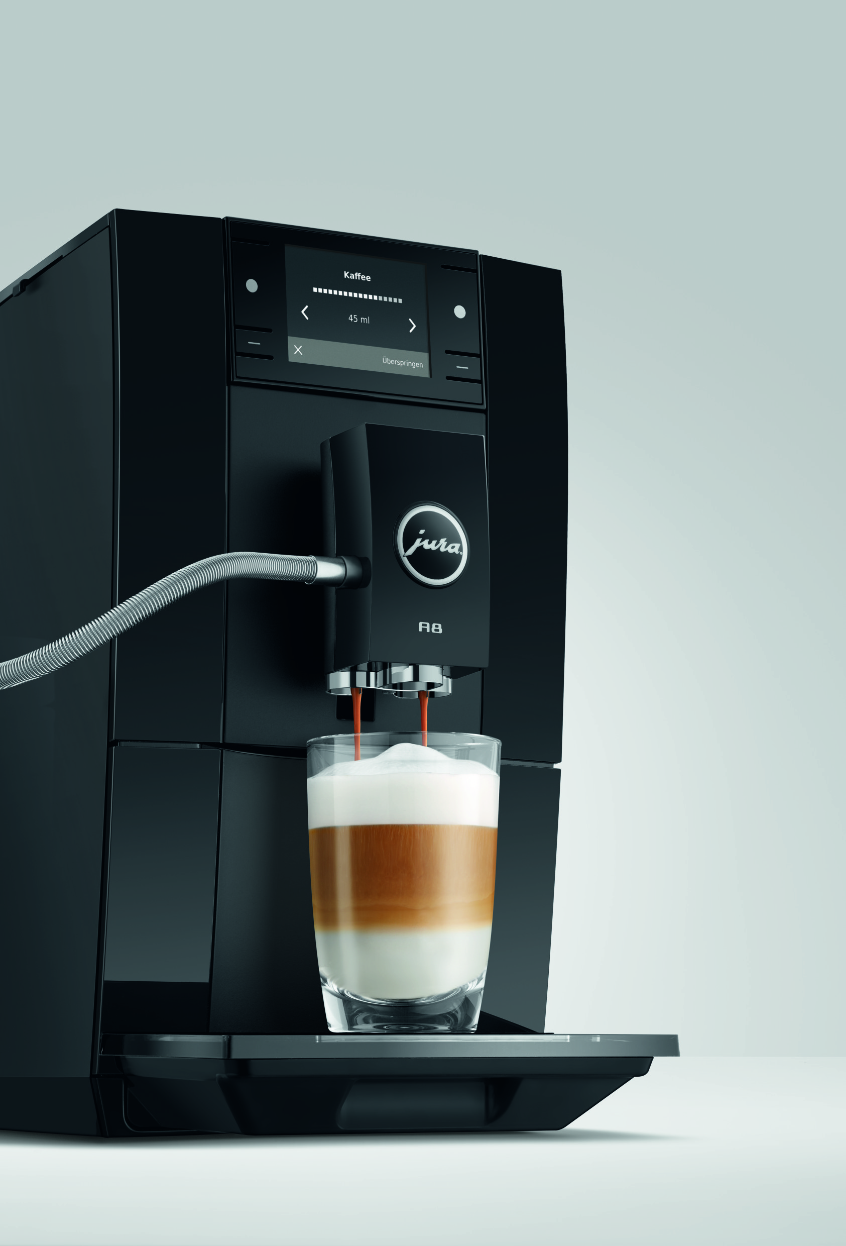 JURA A8 (EA) Piano Black | 15 bar | 0,8 l Tank