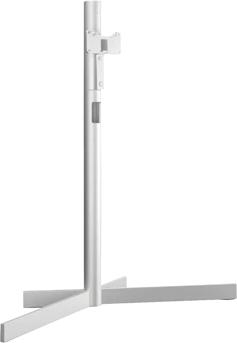Loewe floor stand stellar motor 42-55 | Alu-Silber | 42" bis 55" | schwenkbar