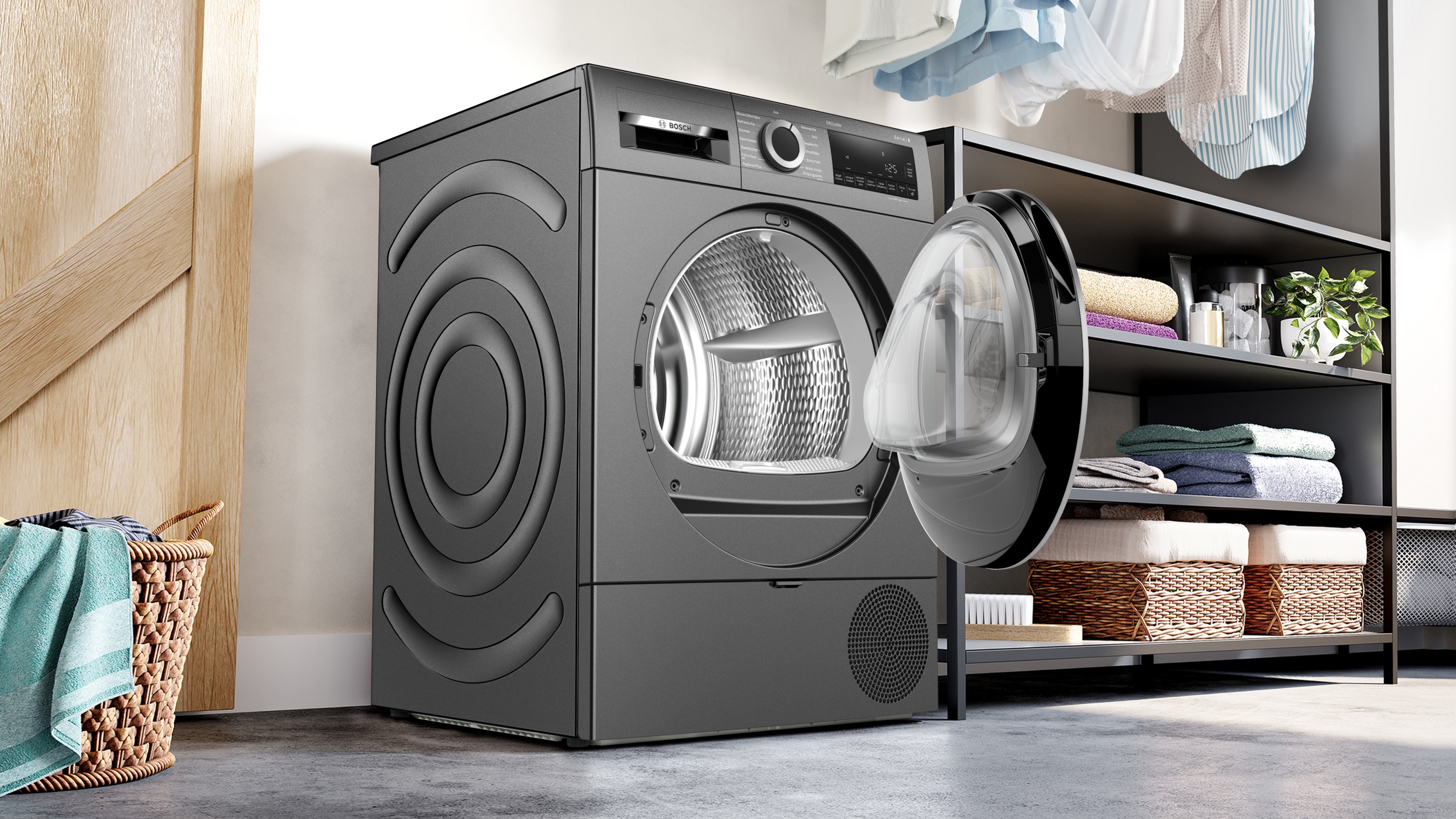 Bosch WQG233DR91 Wärmepumpentrockner | 9 kg | Auto Dry | EasyClean-Filter | EEK C | 64 dB