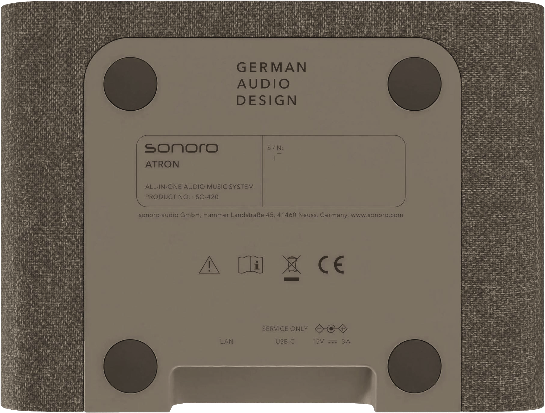 Sonoro ATRON | Stereo-Audiosystem | DAB+/UKW | AirPlay | Bluetooth