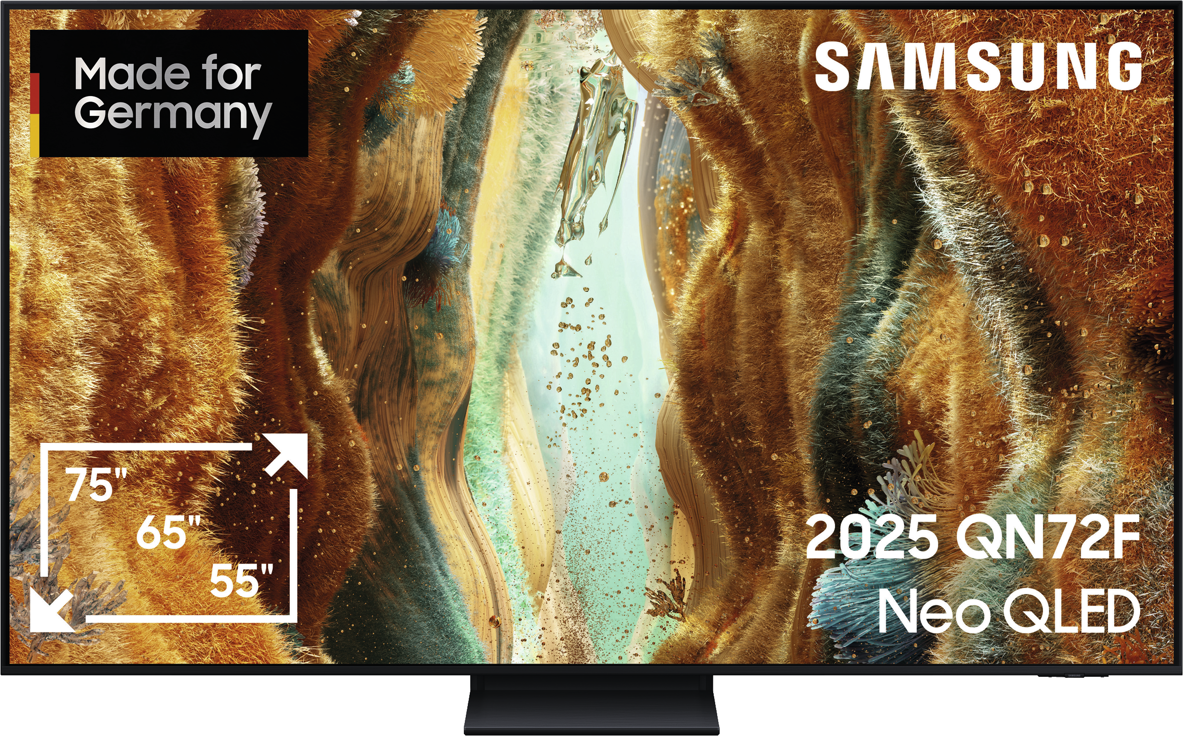 Samsung GQ65QN72FATXZG - 65" 4K QLED Smart-TV QN72F