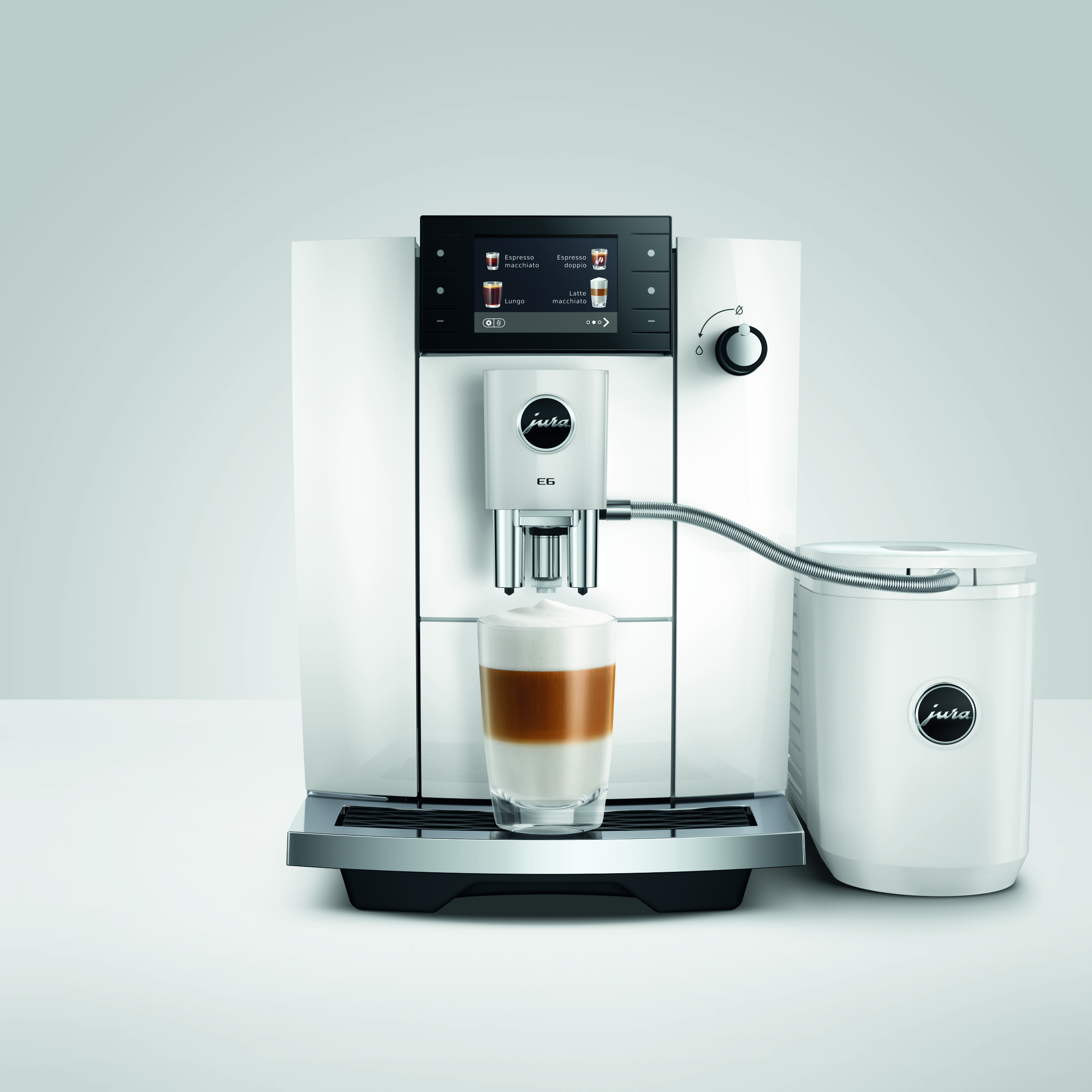 JURA E6 (ED) Piano White | 15 bar | 1,9 l Tank