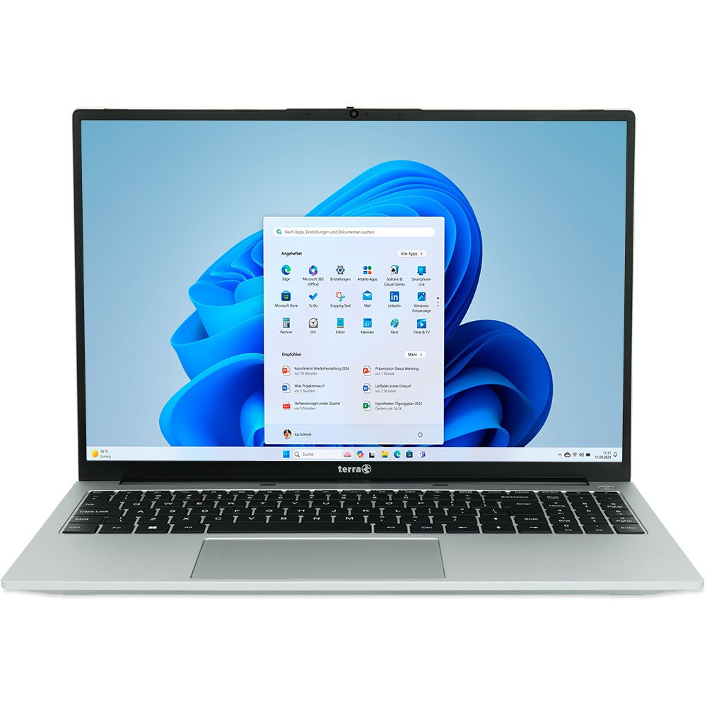 TERRA MOBILE 1610A | 16" WUXGA | AMD Ryzen 7 7730U | 16GB RAM | 512GB SSD | Win 11 Home