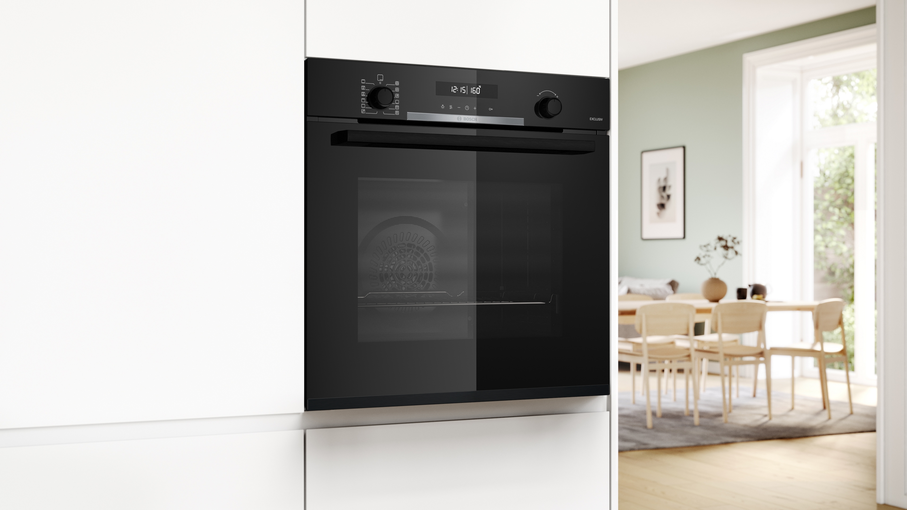 Bosch HBG378AB4 Einbau-Backofen | EEK A+ | Schwarz | AirFry | 3D-Heißluft