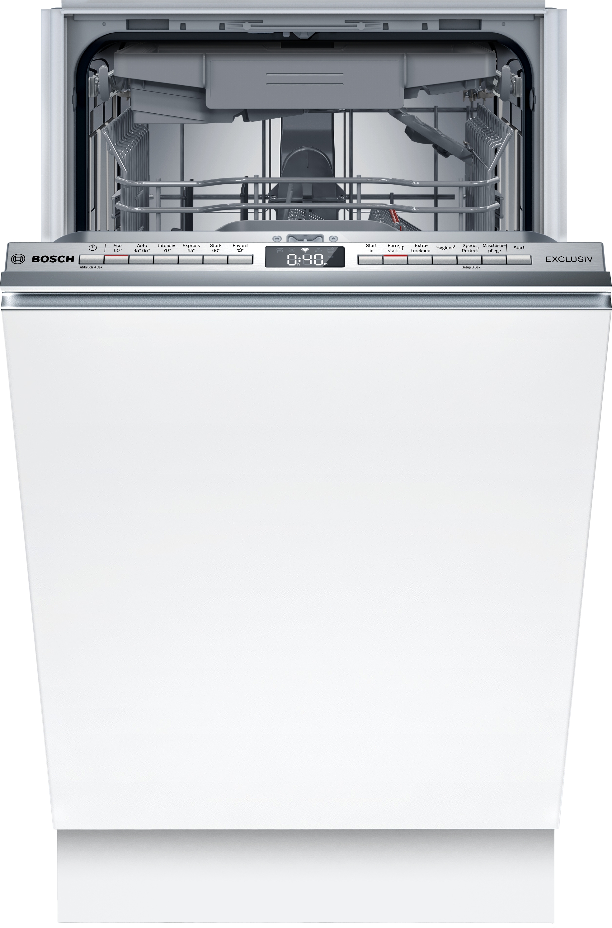 Bosch SPD4EMX02D Geschirrspüler vollintegr. | 45 cm | Vario Flex Korbsystem | Info Light | EEK B