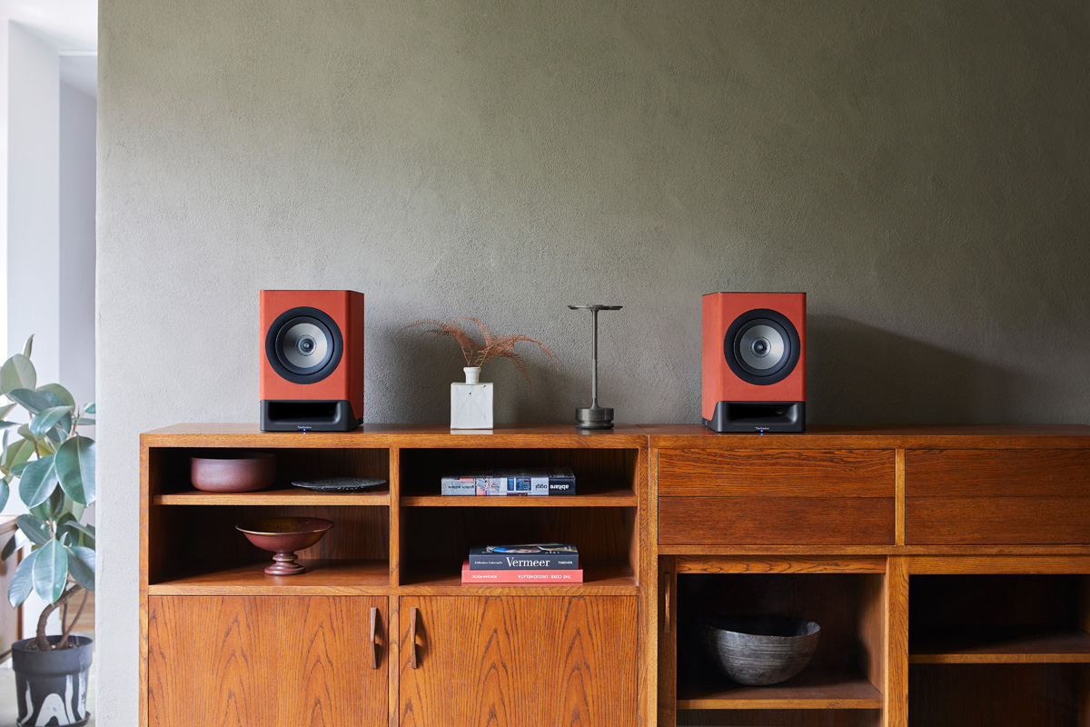 Technics SC-CX700 Kabellose Aktiv-HiFi-Regal-Lautsprecher