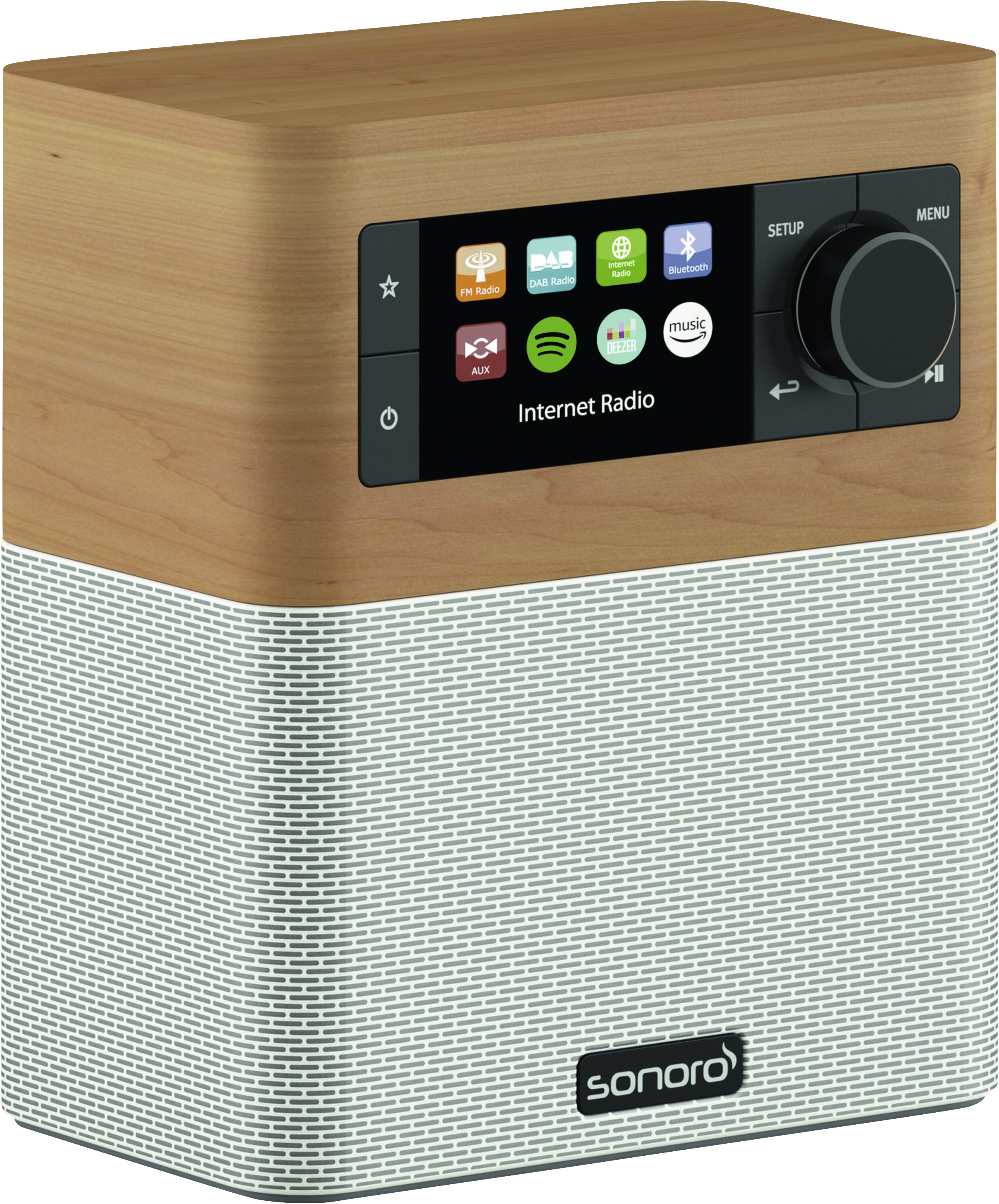 Sonoro STREAM | DAB+/UKW/Internet-Radio | 2,4" Display | Bluetooth | Spotify Connect