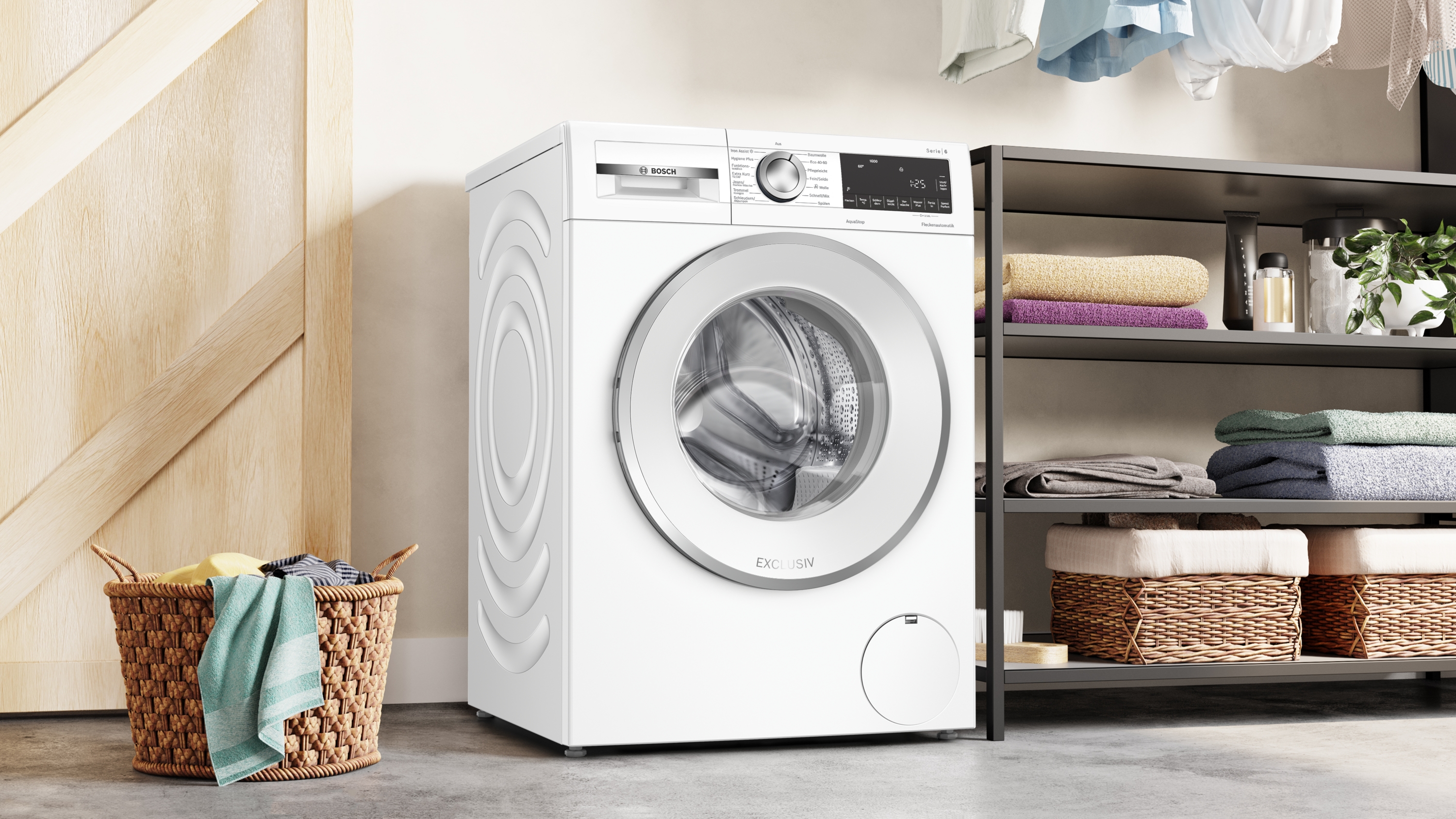 Bosch WGG256Z91 Waschmaschine | 10 kg | 1600 U/min | Iron Assist | Speed Perfect | EEK A | 73 dB