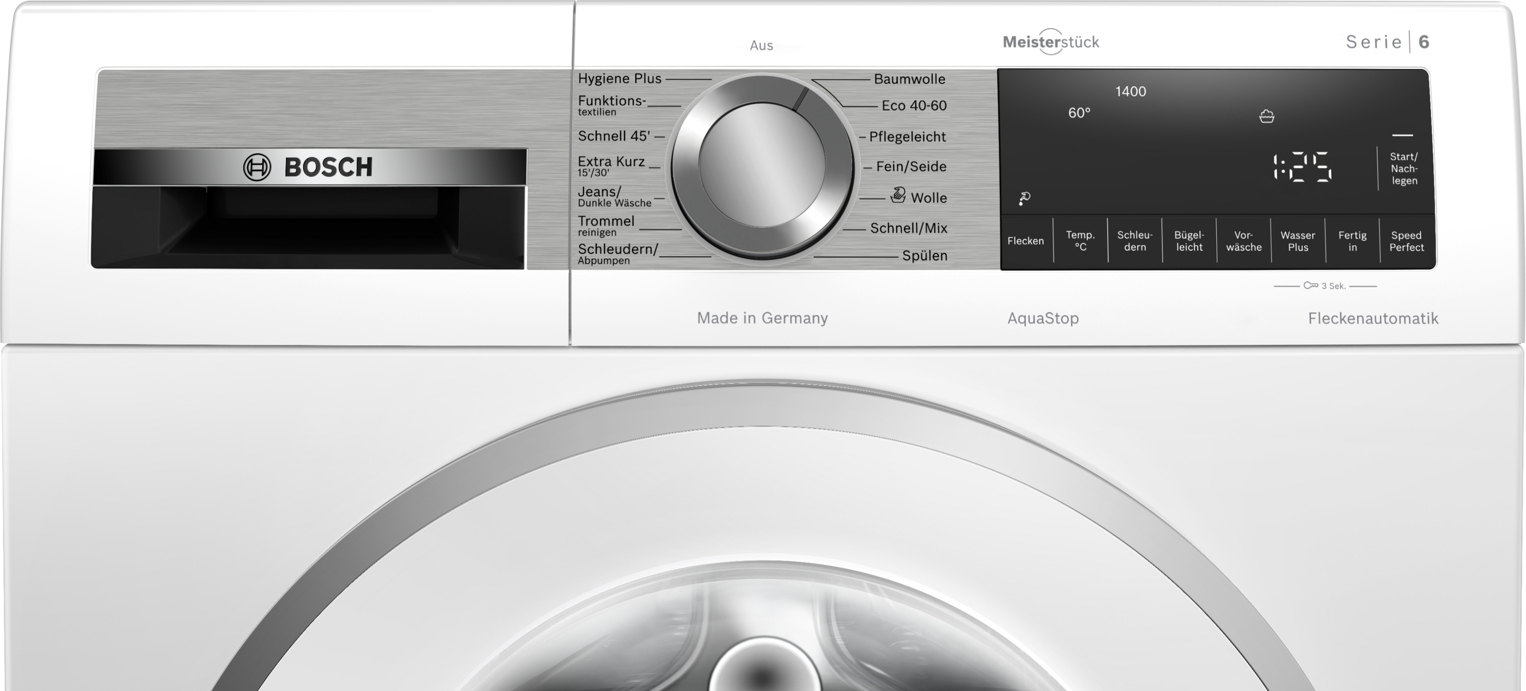 Bosch WGG244190 Waschmaschine | 9 kg | 1400 U/min | Speed Perfect | EEK A | 69 dB