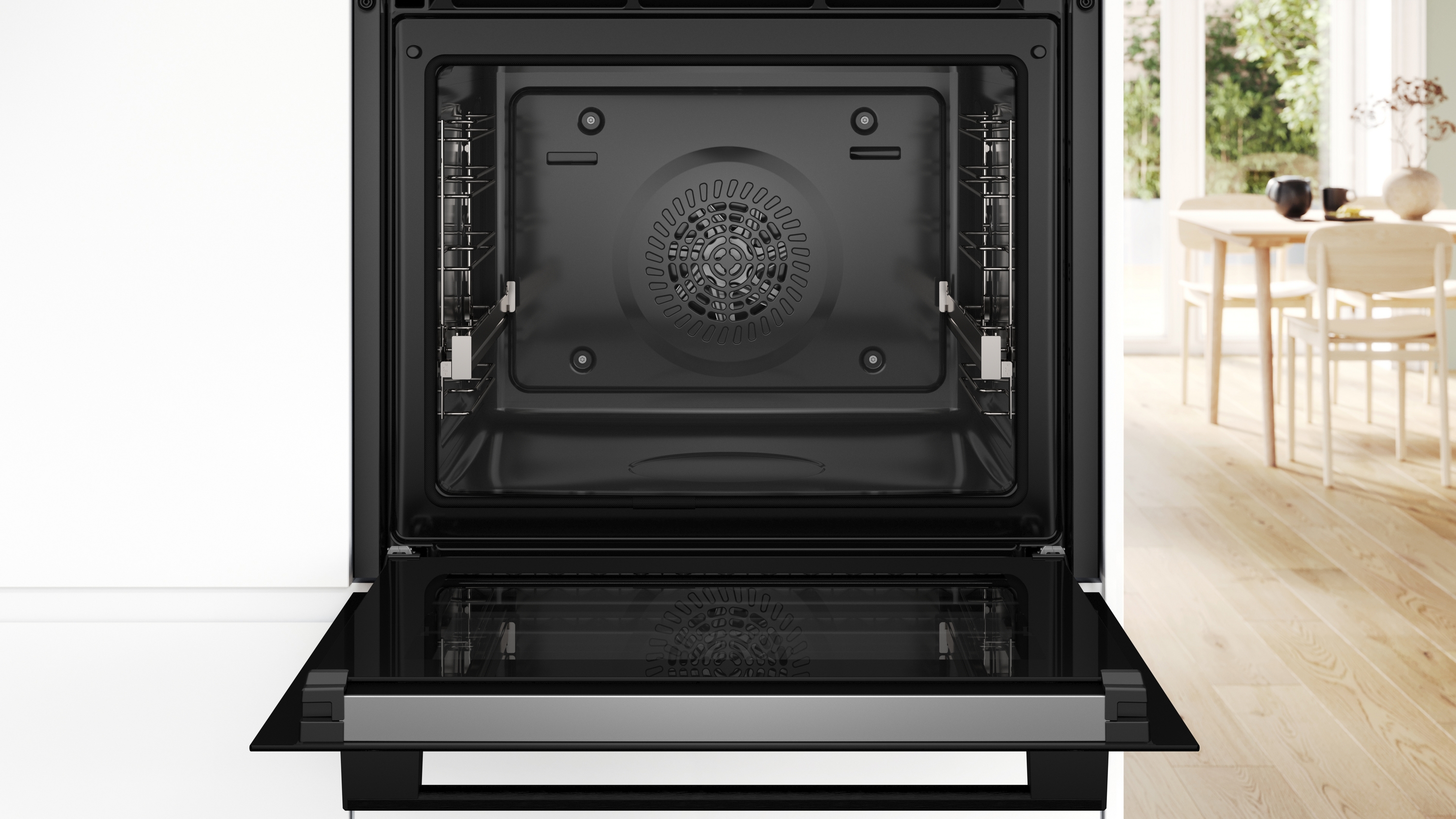 Bosch HBG378AB4 Einbau-Backofen | EEK A+ | Schwarz | AirFry | 3D-Heißluft