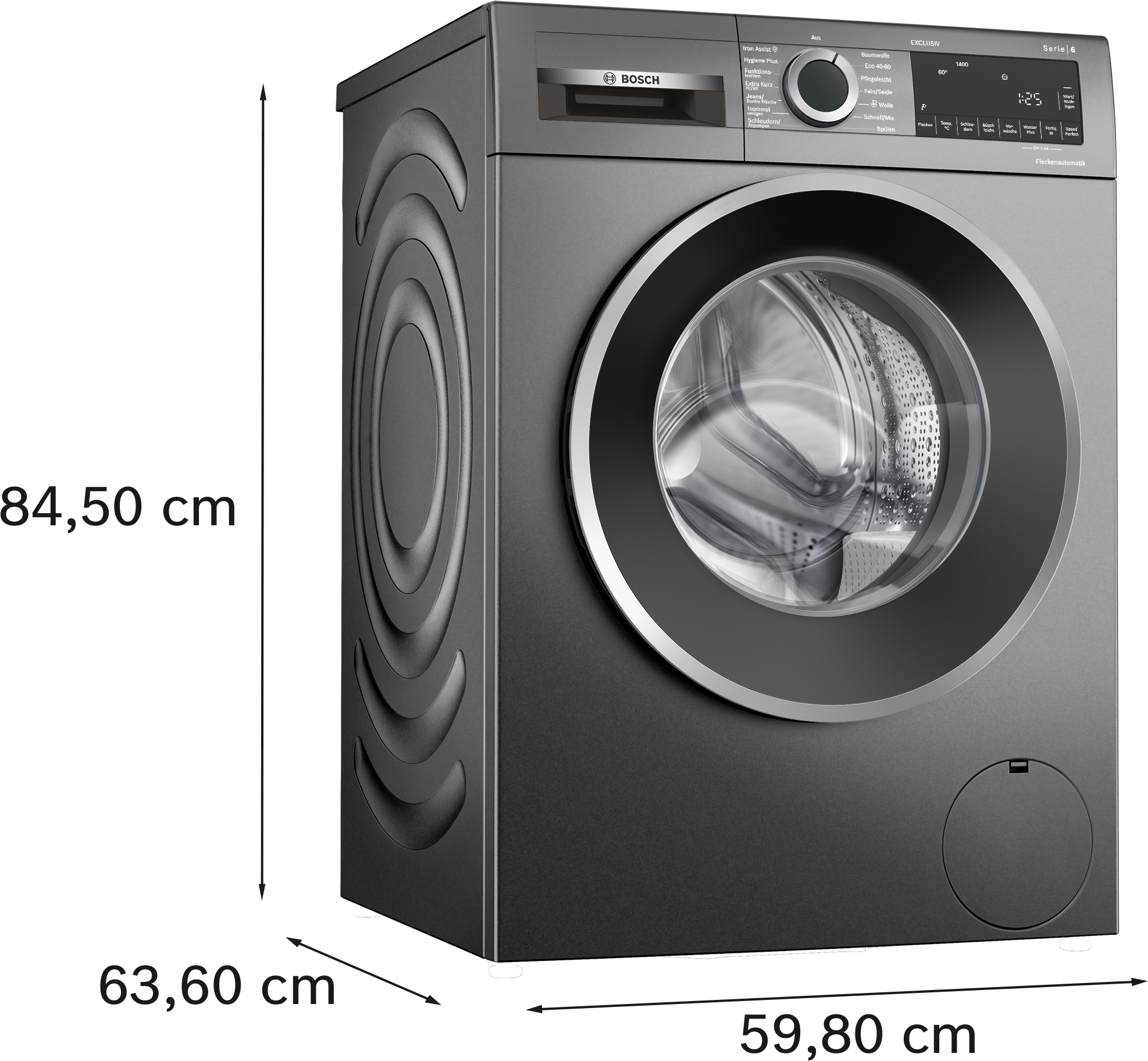 Bosch WGG244ZR90 Waschmaschine | 9 kg | 1400 U/min | Iron Assist | Speed Perfect | EEK A