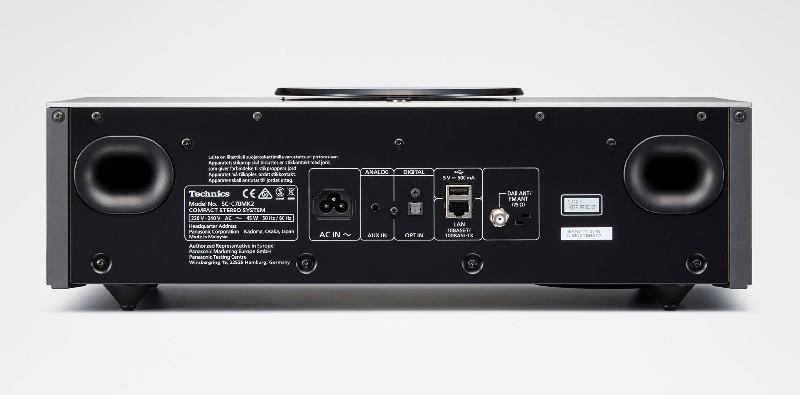 Technics SC-C70MK2 Stereo-Kompaktanlage Retoure Silber