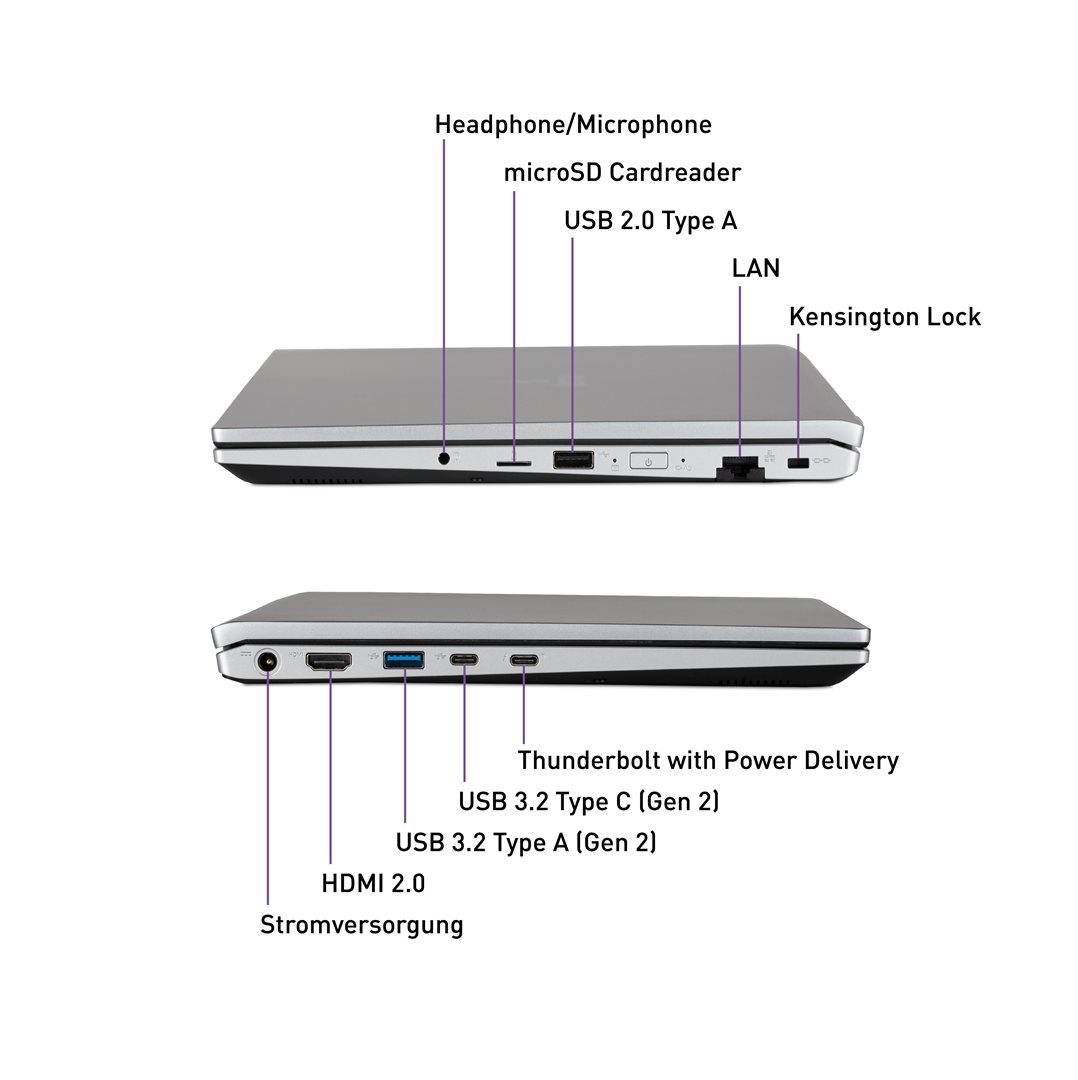 TERRA MOBILE 1551R | 15,6" FHD | Core i7-1355U | 16GB DDR5 | 500GB SSD | Win 11 Pro
