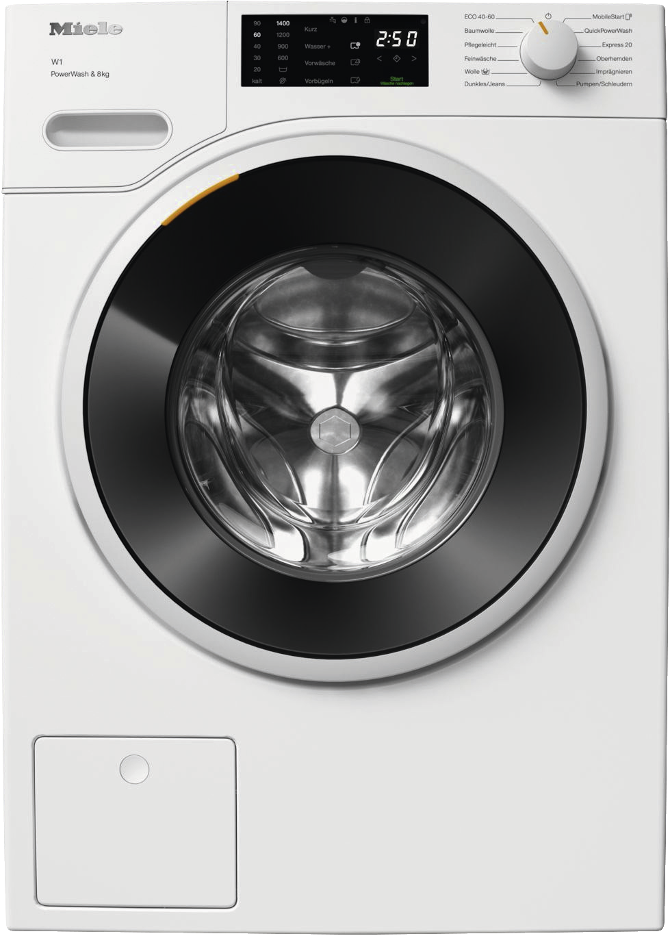 Miele WWB 360 WPS | W1 White Edition | 8 kg | 1.400 U/min | QuickPowerWash | 72 dB | EEK A