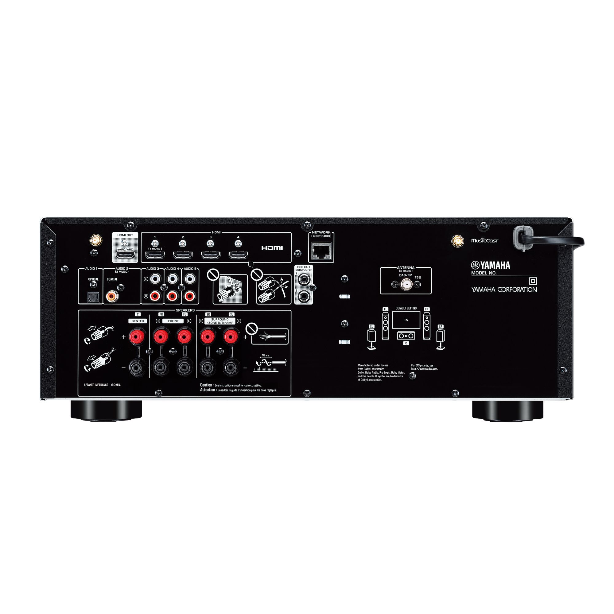 Yamaha TSR-400 5.1 Kanal AV-Receiver