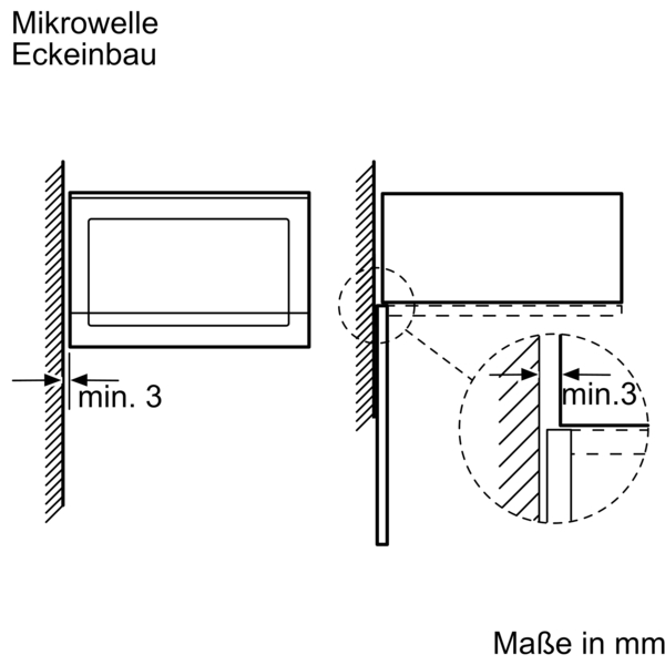 Bosch BFL524MS0 Einbau-Mikrowelle, Serie 6 Aussteller