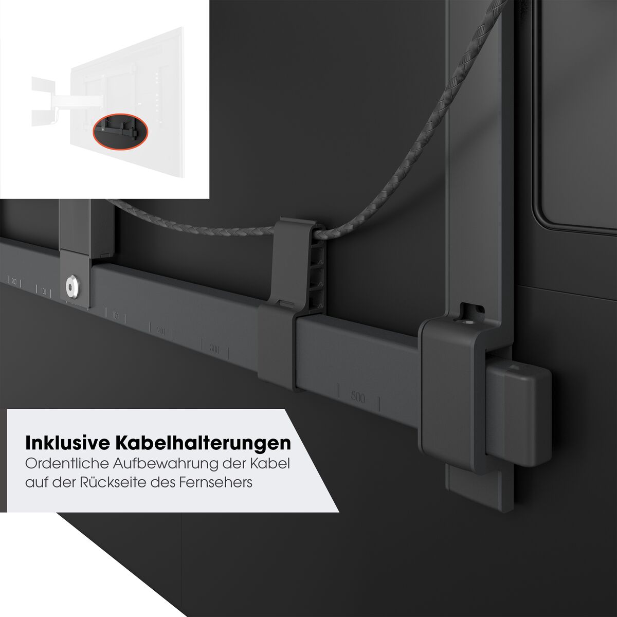 Vogels ELITE TVM5645 Schwenkbarer TV-Wandhalter für Geräte von 40"-77"