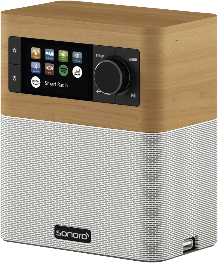 Sonoro STREAM | DAB+/UKW/Internet-Radio | 2,4" Display | Bluetooth | Spotify Connect