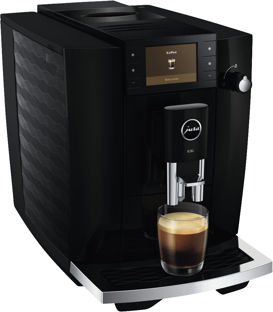JURA E6 (ED) Piano Black | Kaffeevollautomat | 15 bar | 1,9 l Tank