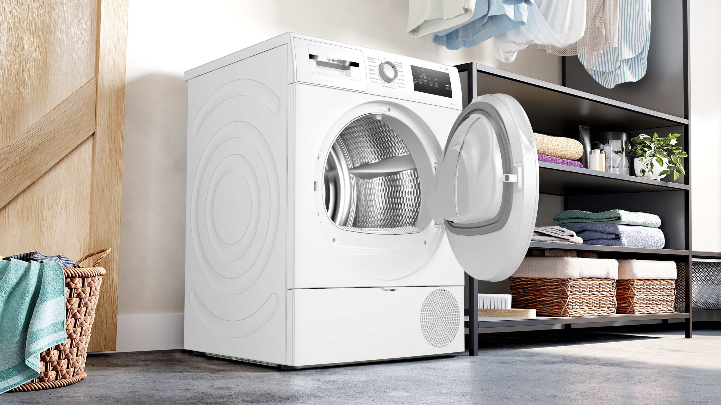 Bosch WTH83V94 Wärmepumpentrockner | EasyClean-Filter | Auto Dry | EEK D | 63dB