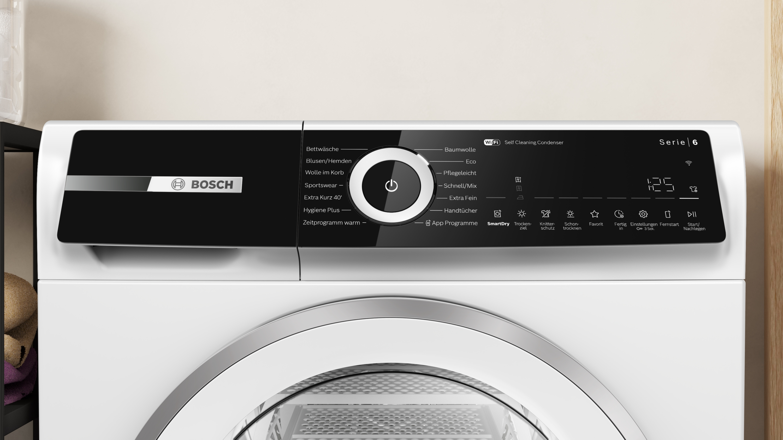 Bosch WQN245B91 Wärmepumpentrockner | 9 kg | Auto Dry | Smart Dry | Selbstr. Kondensator | Home Connect