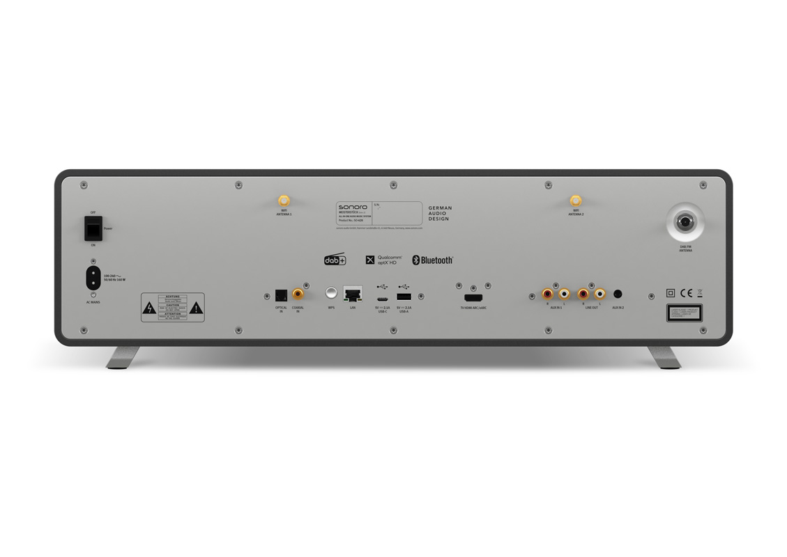 Sonoro Meisterstück (Gen. 2) All-In-One Musikanlage