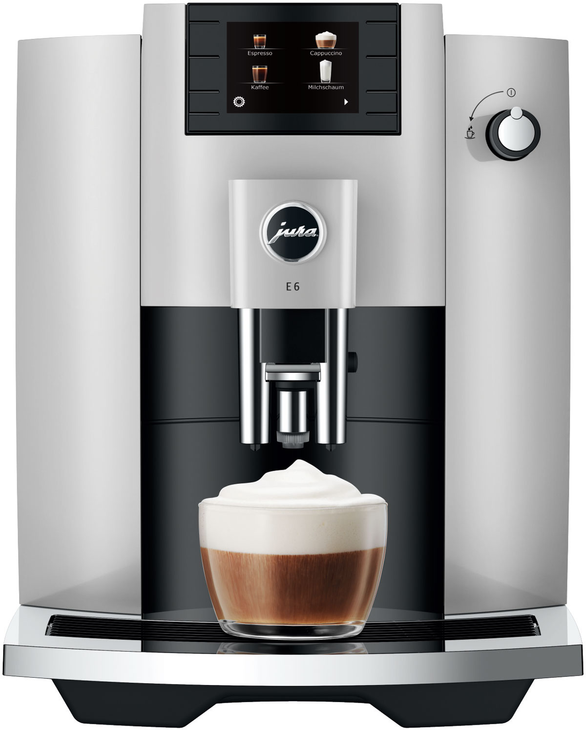 JURA E6 (ECS) Platin Kaffeevollautomat inkl. WiFi Connect