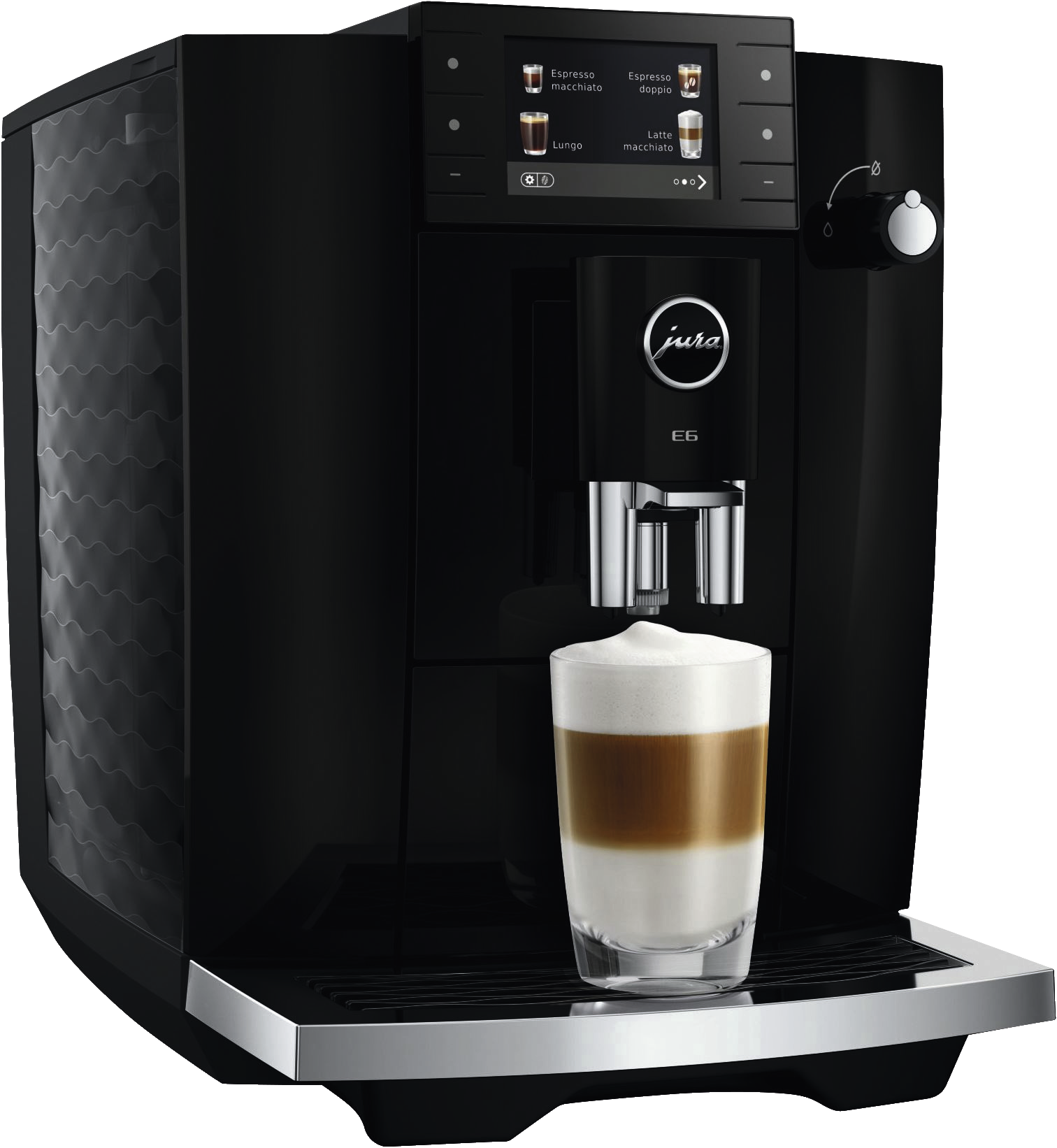 JURA E6 (ED) Piano Black | Kaffeevollautomat | 15 bar | 1,9 l Tank