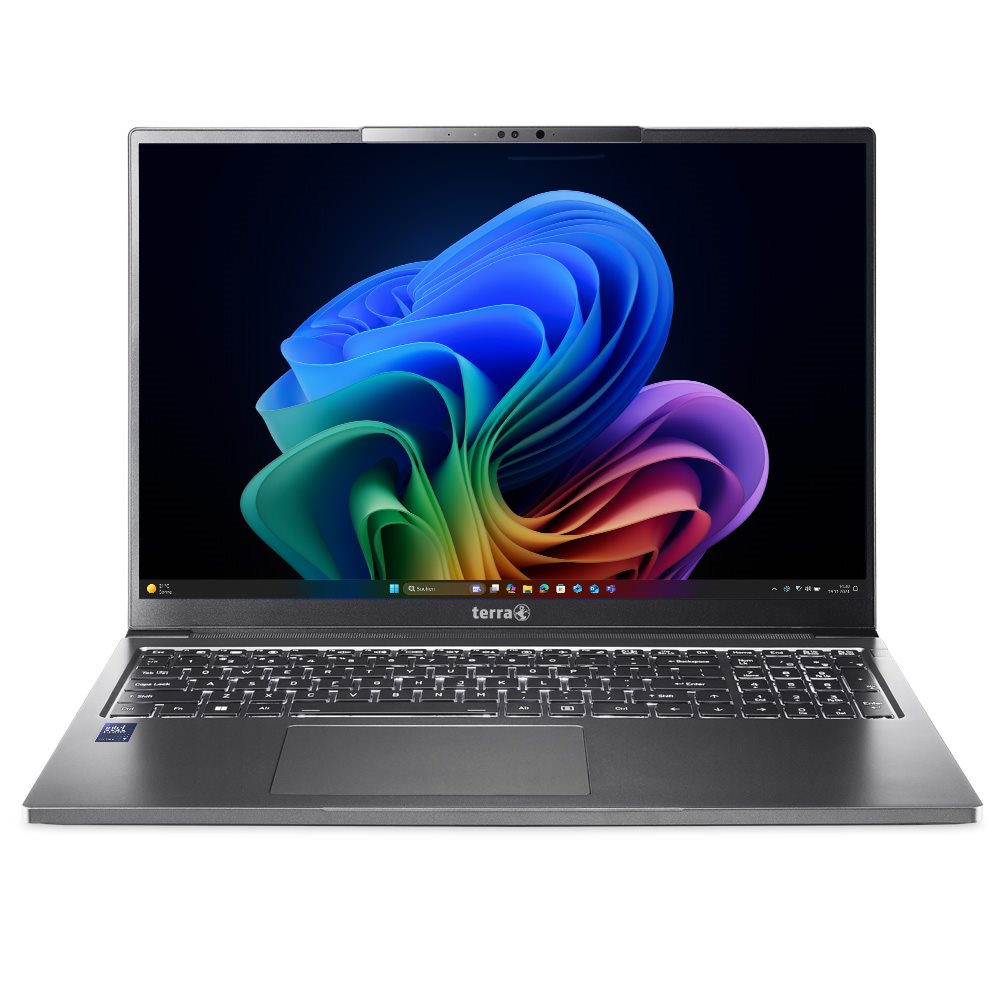 TERRA MOBILE 1671L - Copilot+ PC | 16" QHD+ | Core Ultra 5 | 32GB RAM | 1TB | Win 11 Pro