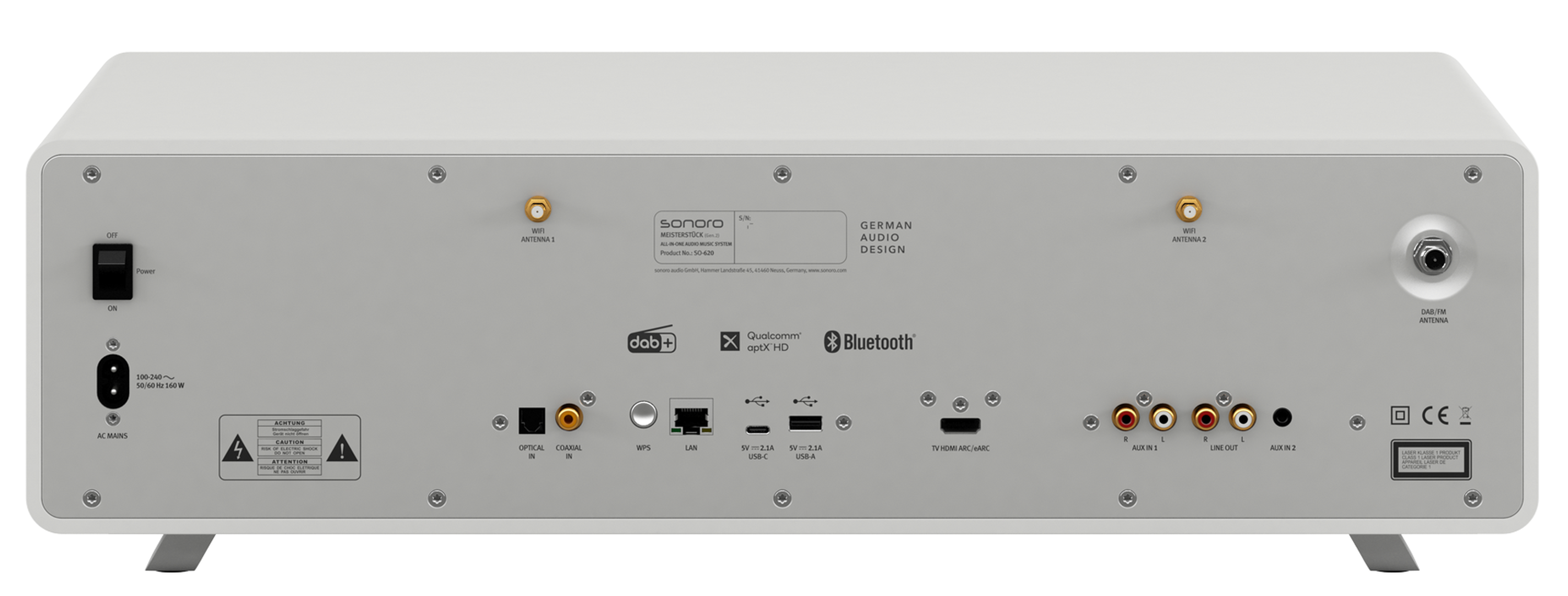 Sonoro Meisterstück GEN.2 | All-in-One System | DAB+/Internet-Radio | CD | Bluetooth | AirPlay 2