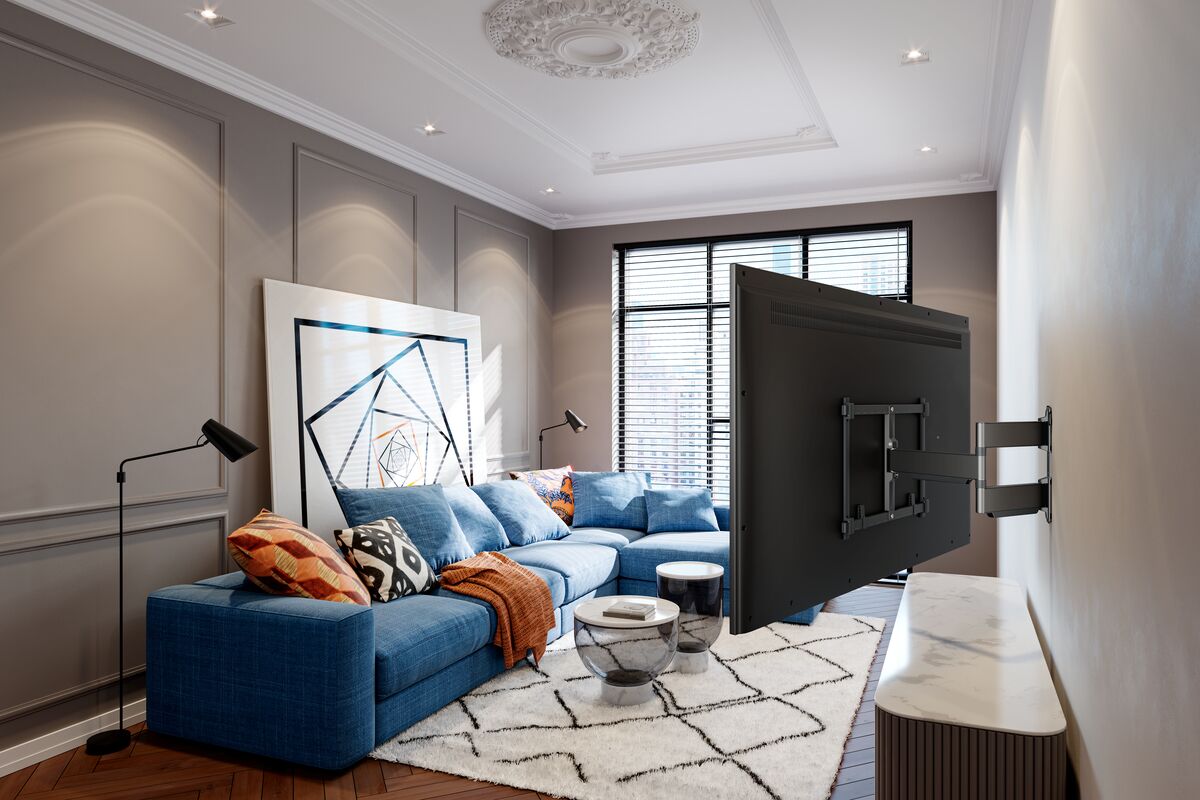 Vogels ELITE TVM5645 Schwenkbarer TV-Wandhalter für Geräte von 40"-77"
