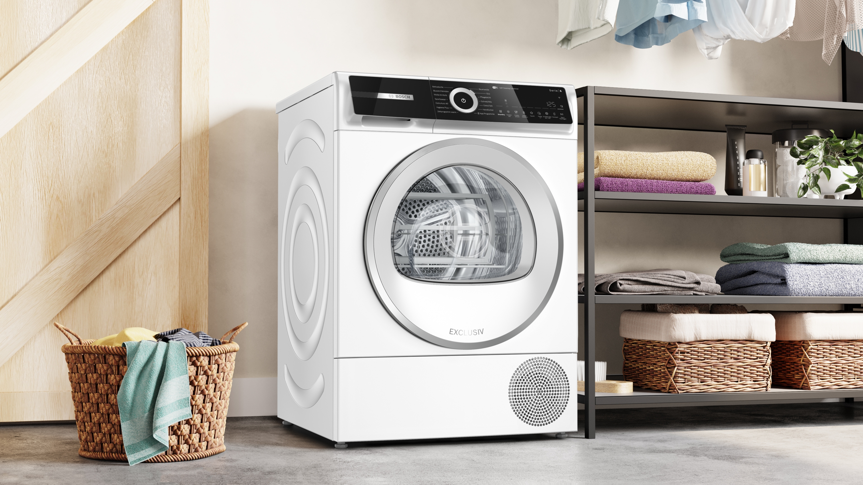 Bosch WQN245B91 Wärmepumpentrockner | 9 kg | Auto Dry | Smart Dry | Selbstr. Kondensator | Home Connect