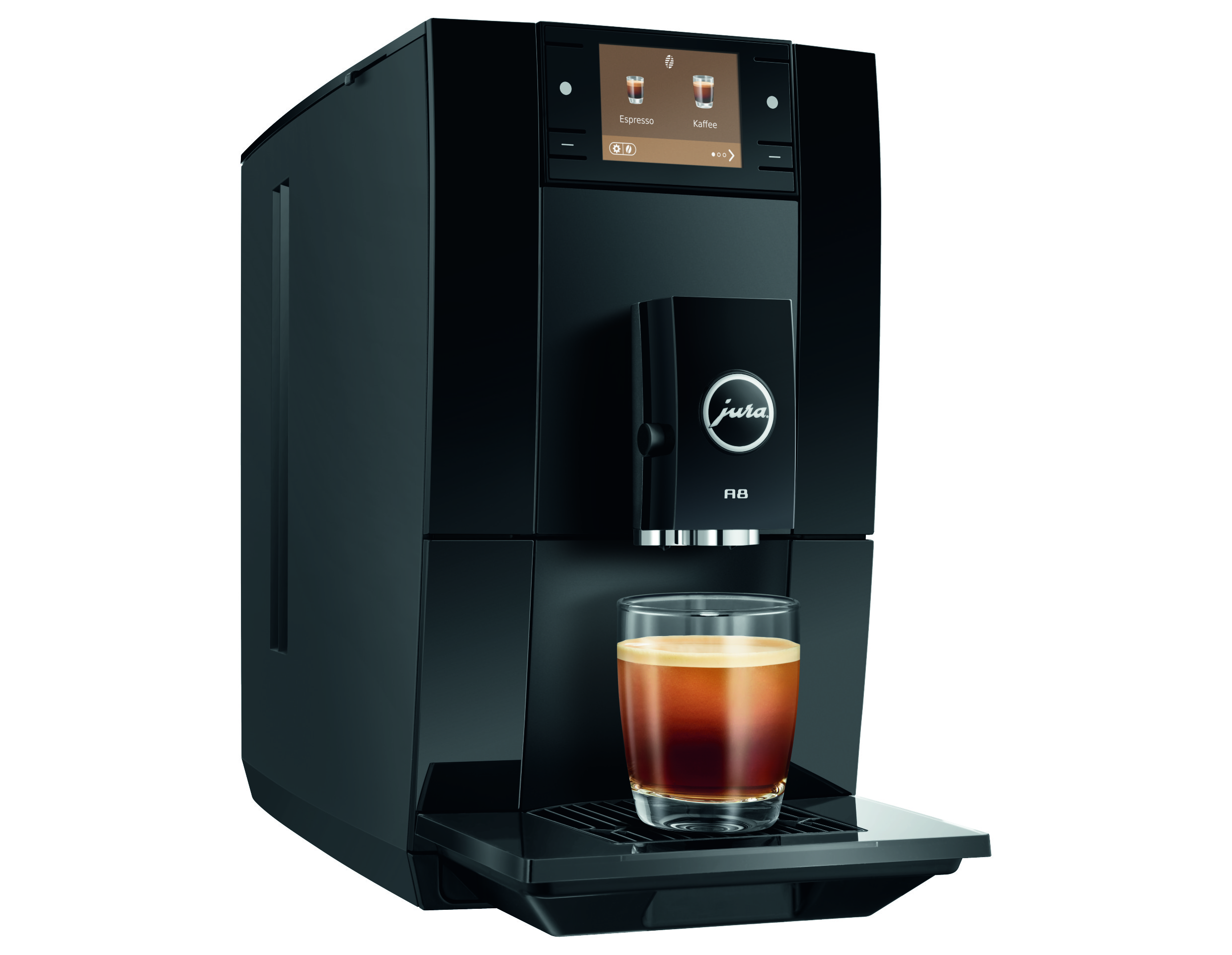 JURA A8 (EA) Piano Black | 15 bar | 0,8 l Tank