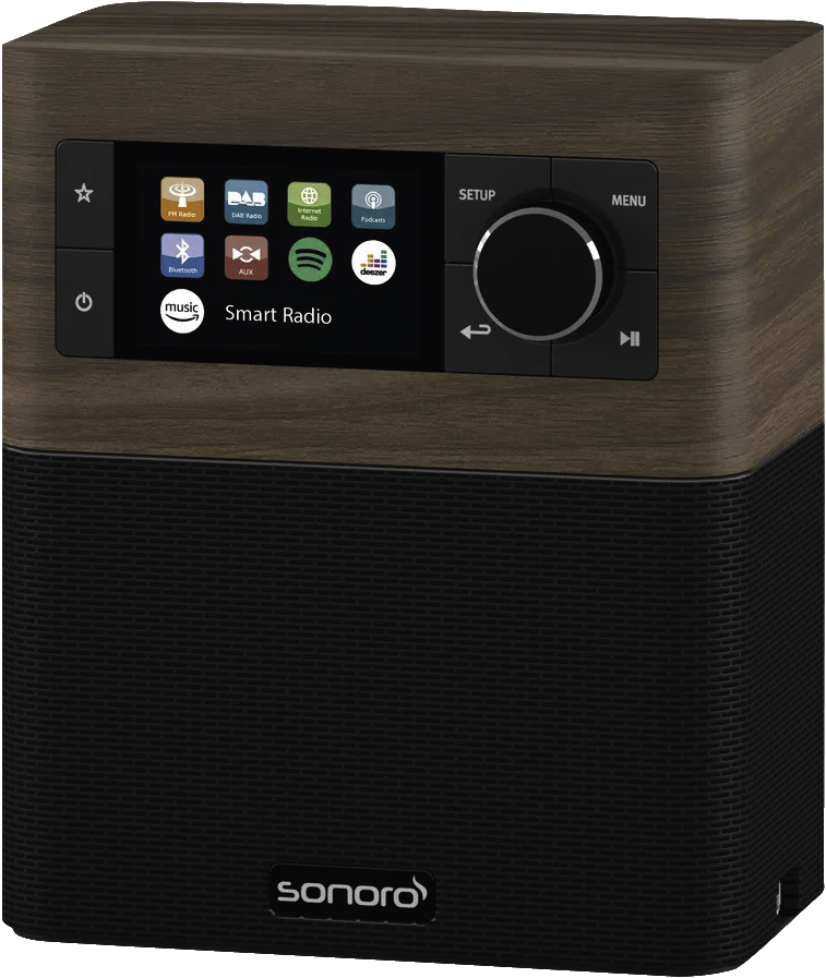 Sonoro STREAM | DAB+/UKW/Internet-Radio | 2,4" Display | Bluetooth | Spotify Connect
