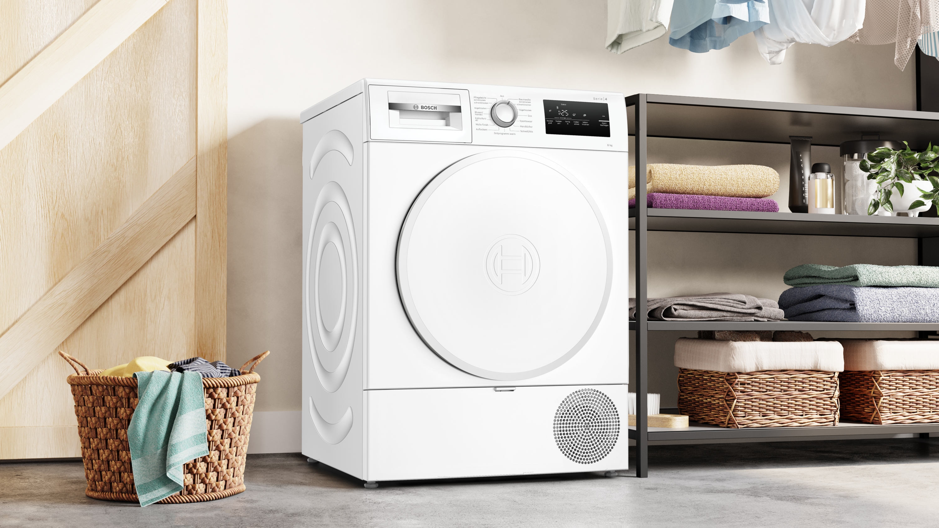 Bosch WTH83V94 Wärmepumpentrockner | EasyClean-Filter | Auto Dry | EEK D | 63dB