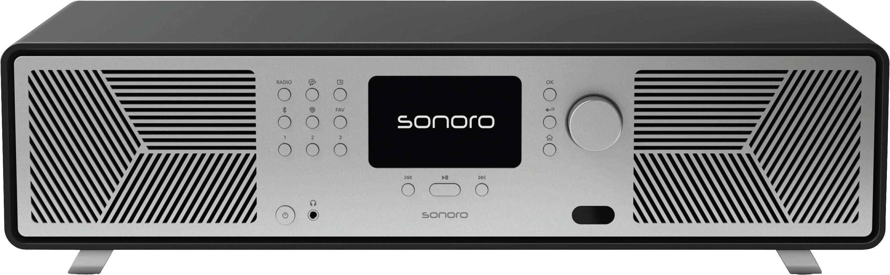 Sonoro AVATON | DAB+/UKW-Radio | Internet-Radio | Bluetooth | 4" Display