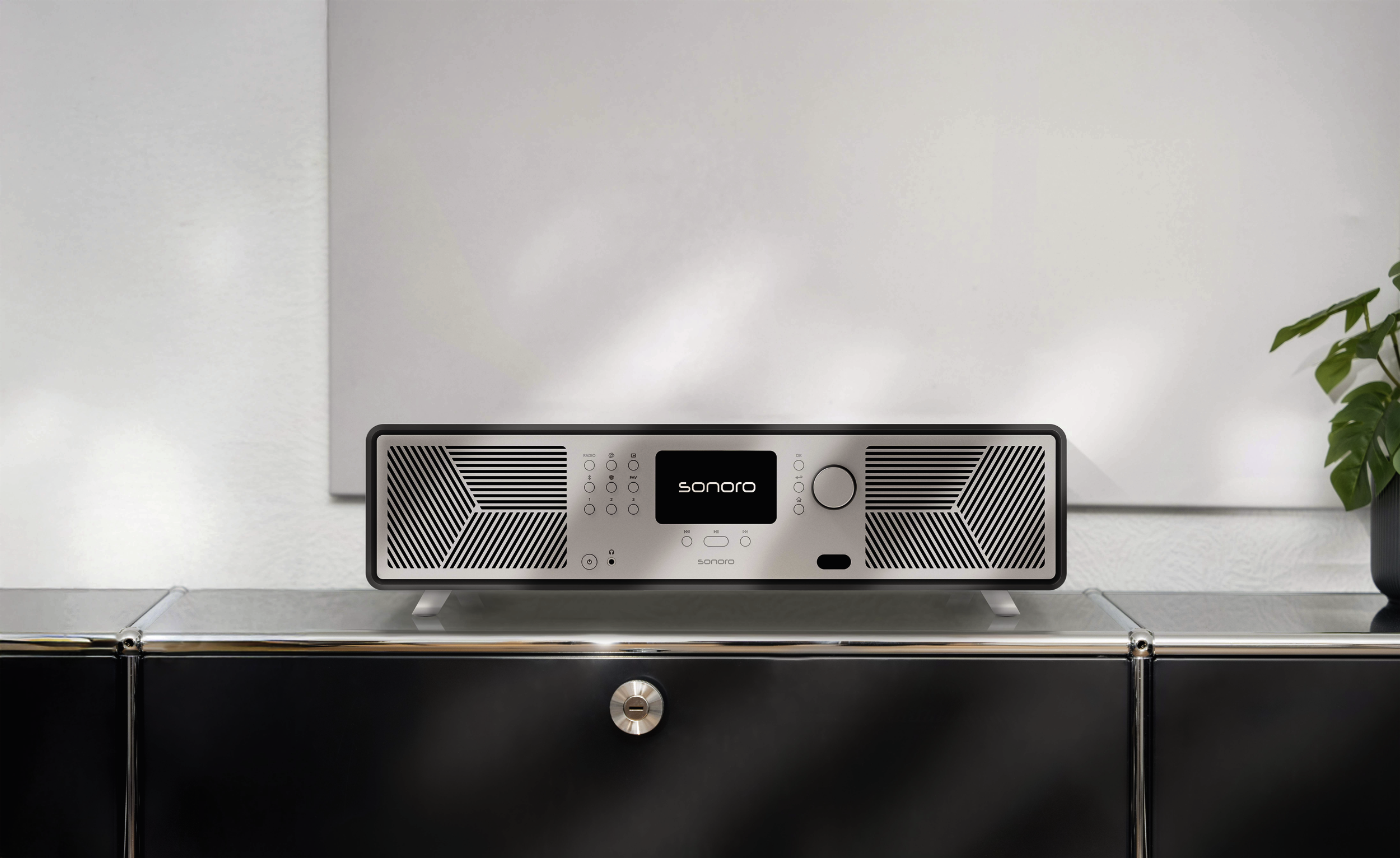 Sonoro AVATON | DAB+/UKW-Radio | Internet-Radio | Bluetooth | 4" Display