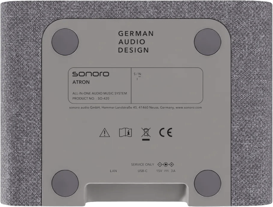 Sonoro ATRON | Stereo-Audiosystem | DAB+/UKW | AirPlay | Bluetooth