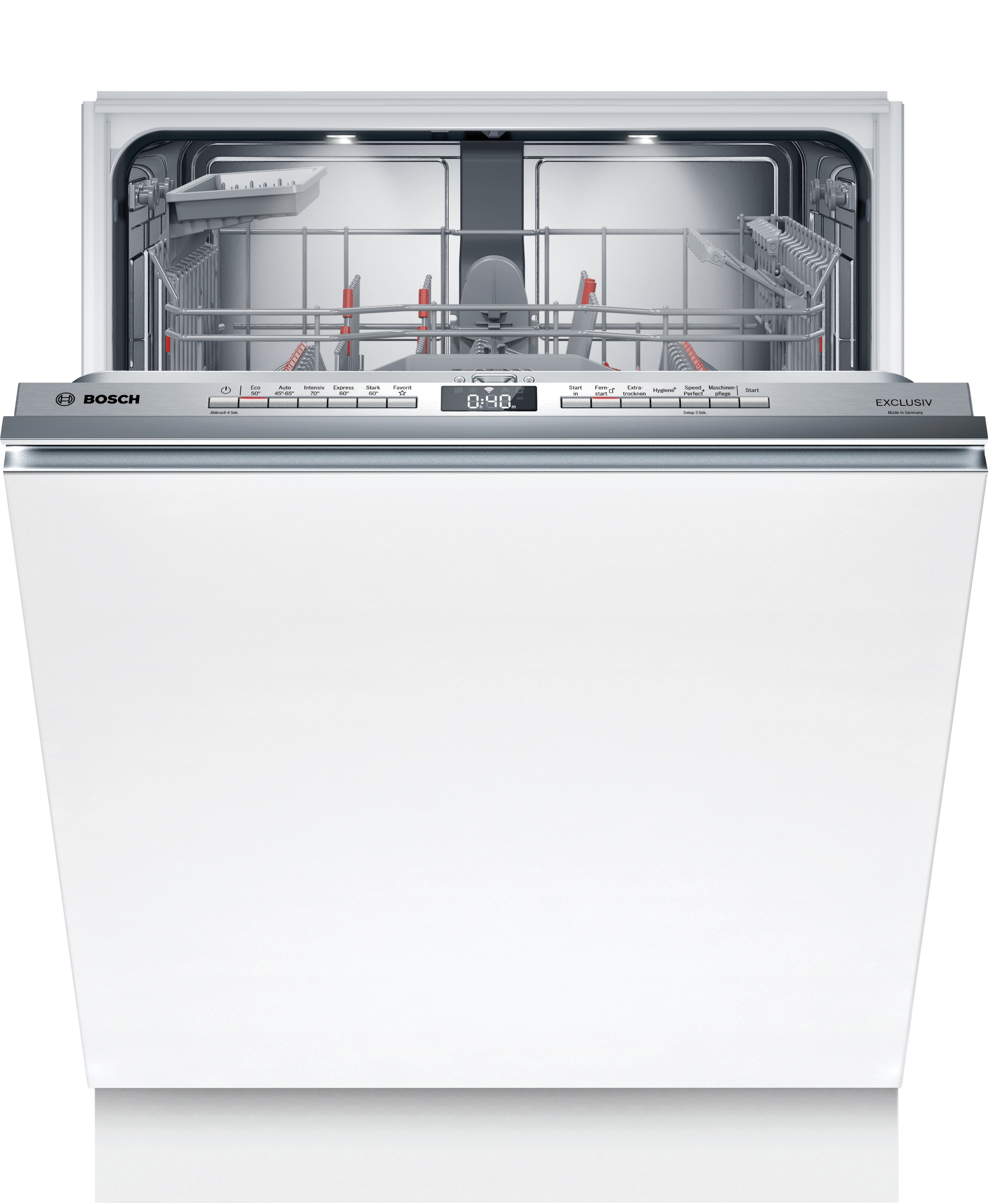 Bosch SBV4EBX04D XXL Geschirrspüler vollintegr. | 60 cm | Max Flex Pro Körbe | Time Light | Efficient Dry