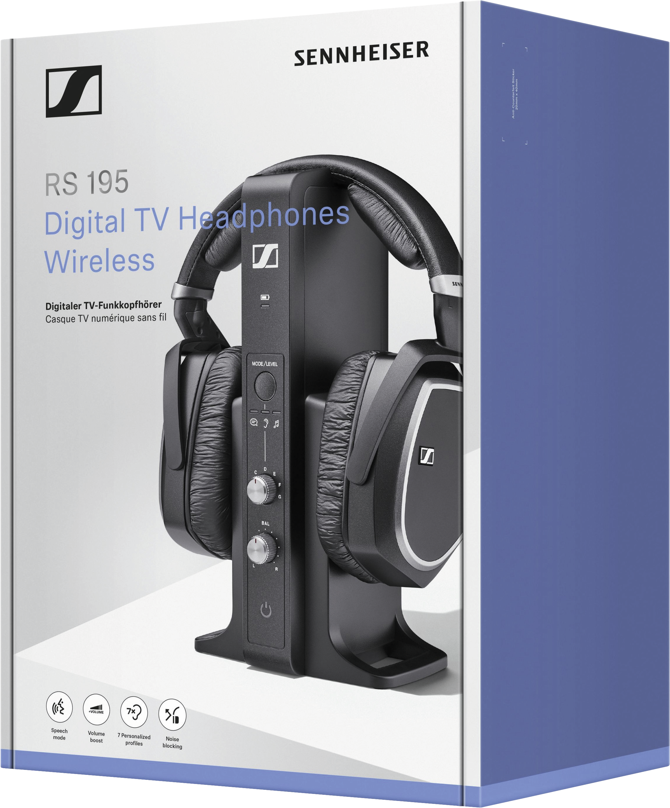 Sennheiser RS 195-U | Funk-Kopfhörer | kabellos | Toslink
