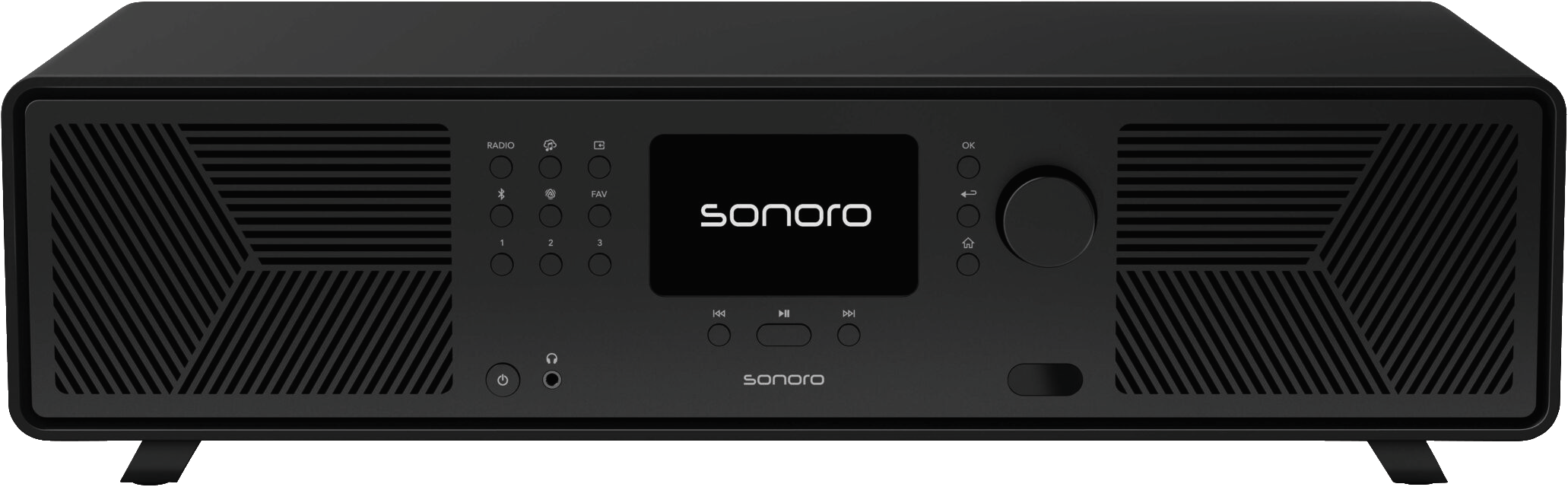Sonoro AVATON | DAB+/UKW-Radio | Internet-Radio | Bluetooth | 4" Display