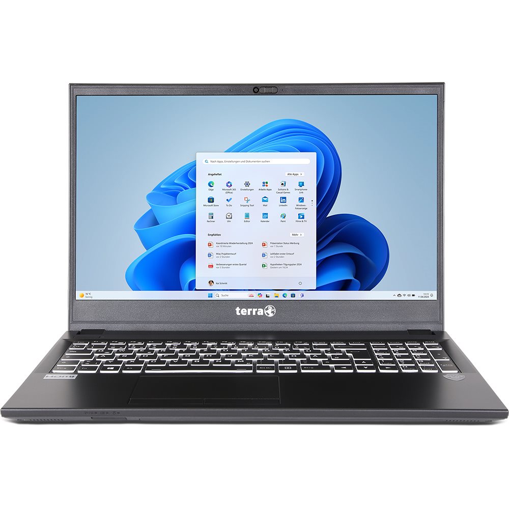 TERRA MOBILE 1516R | 15.6" FHD | Core i3-1315U | 8 GB RAM | 500 GB SSD | Win 11 Pro