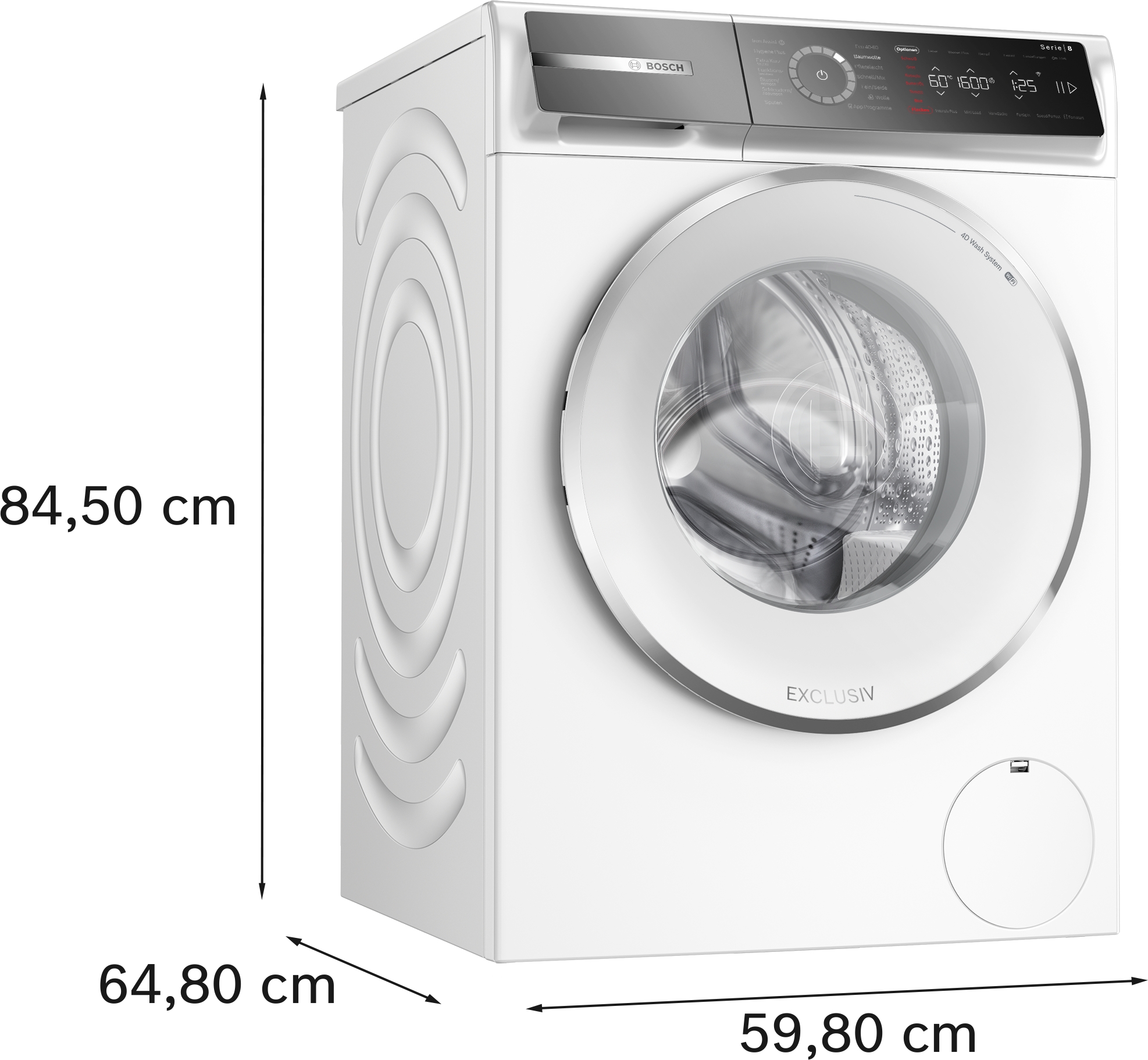 Bosch WGB266092 Waschmaschine | 11kg | 1600 U/min | EEK A | Iron Assist | Dampf Option | 72dB