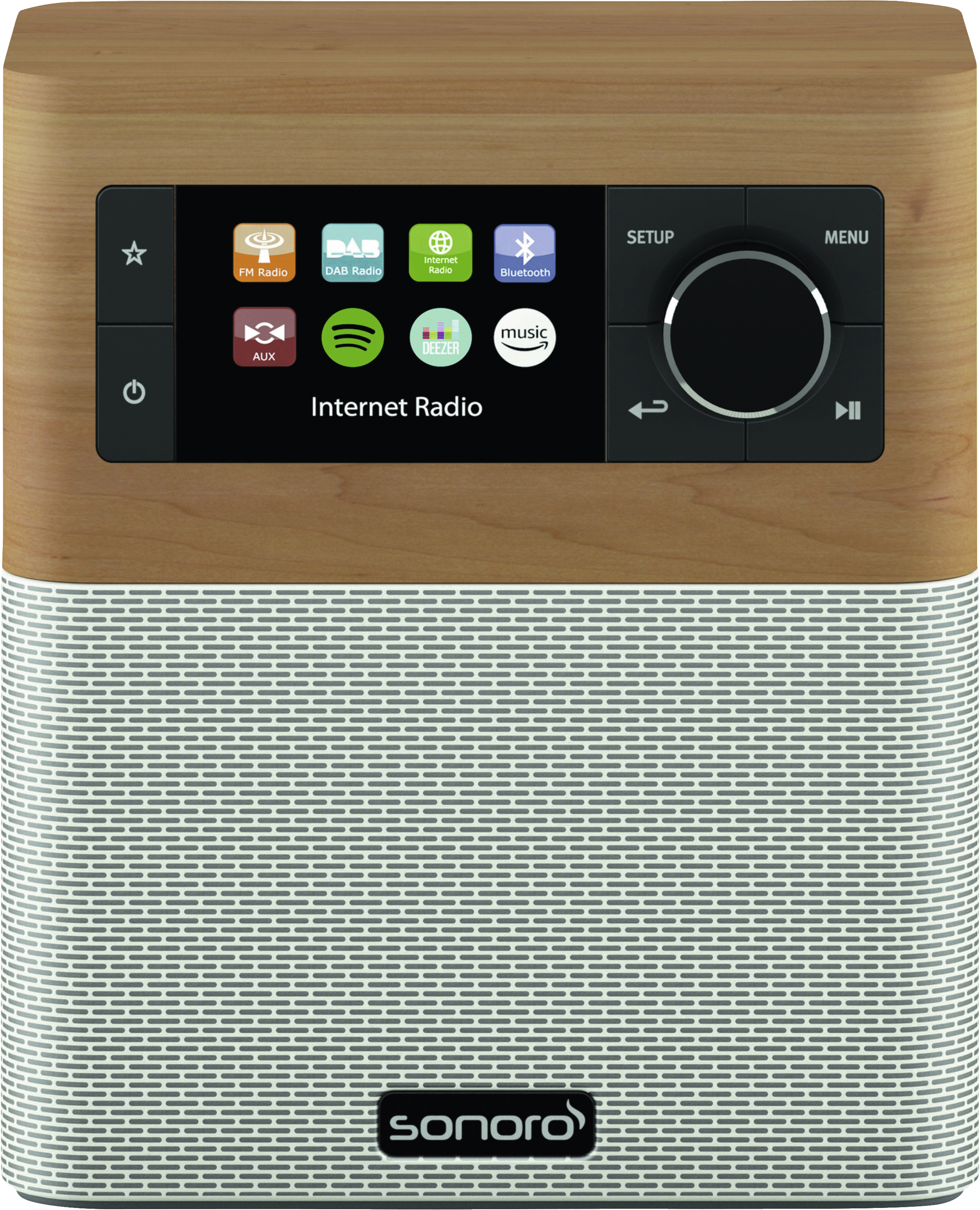 Sonoro STREAM | DAB+/UKW/Internet-Radio | 2,4" Display | Bluetooth | Spotify Connect
