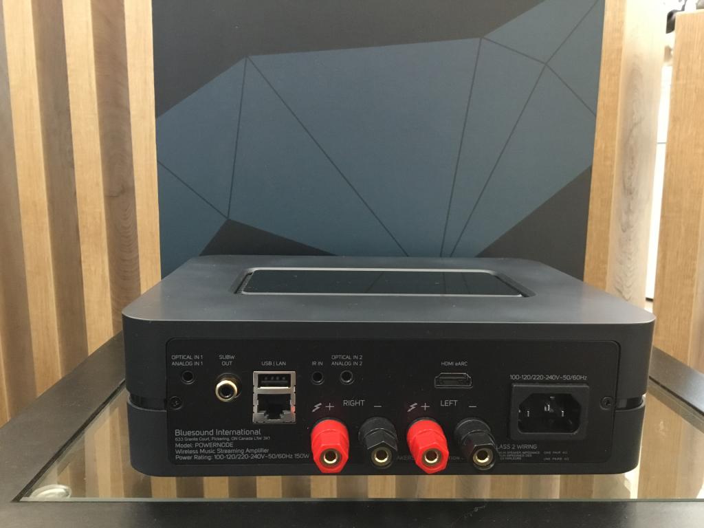 Bluesound Powernode N330 Streaming-Vollverstärker Schwarz Aussteller