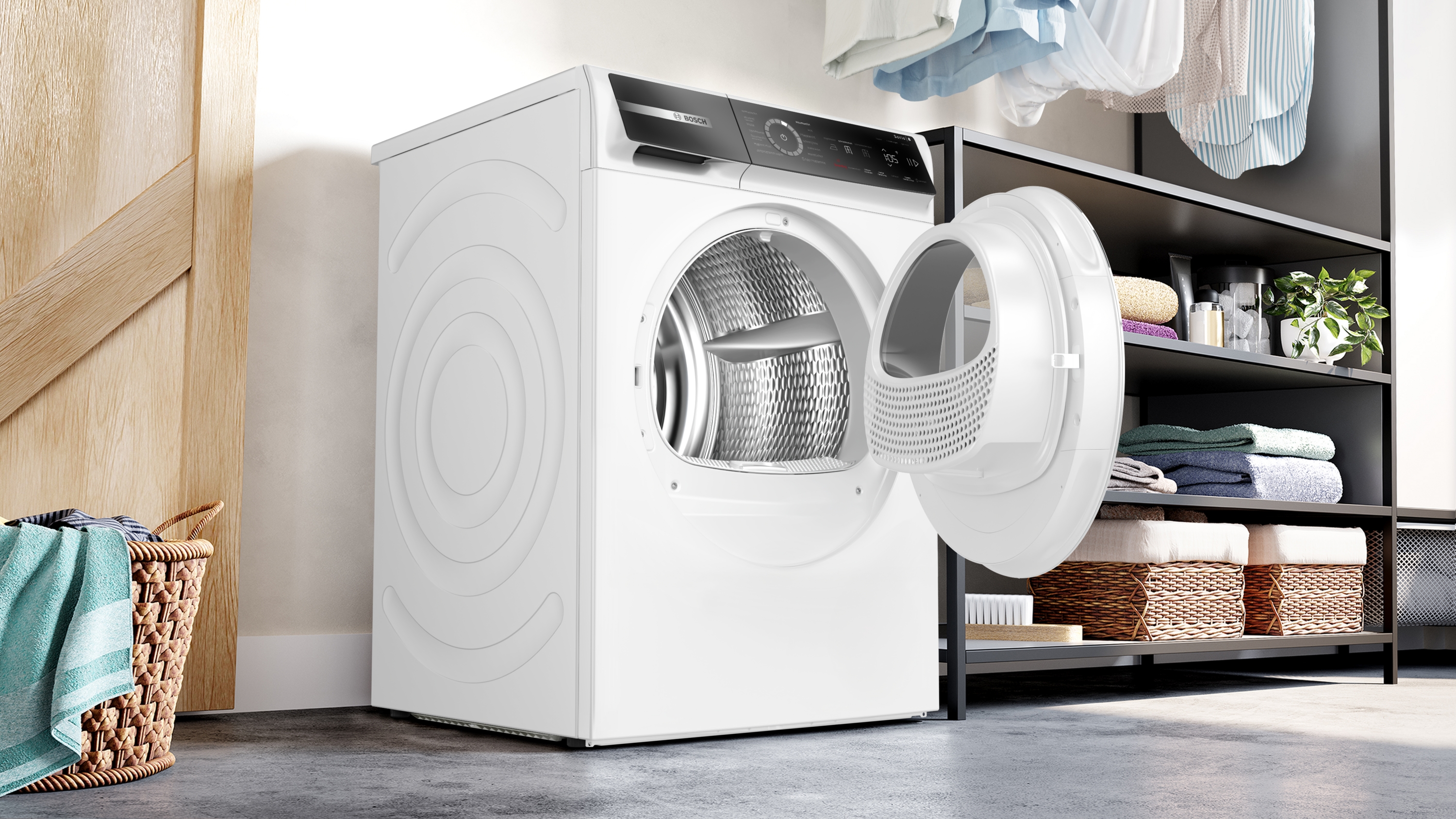 Bosch WRB247C90 Wärmepumpentrockner | 9 kg | Auto Dry | Air Max Dry | Cool Dry | Selbstr. Kondensator