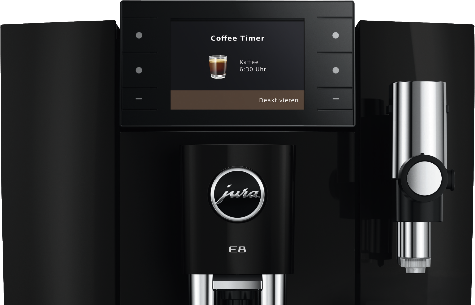 JURA E8 (ED) Piano Black | Kaffeevollautomat | 15 bar | 1,9 l Tank