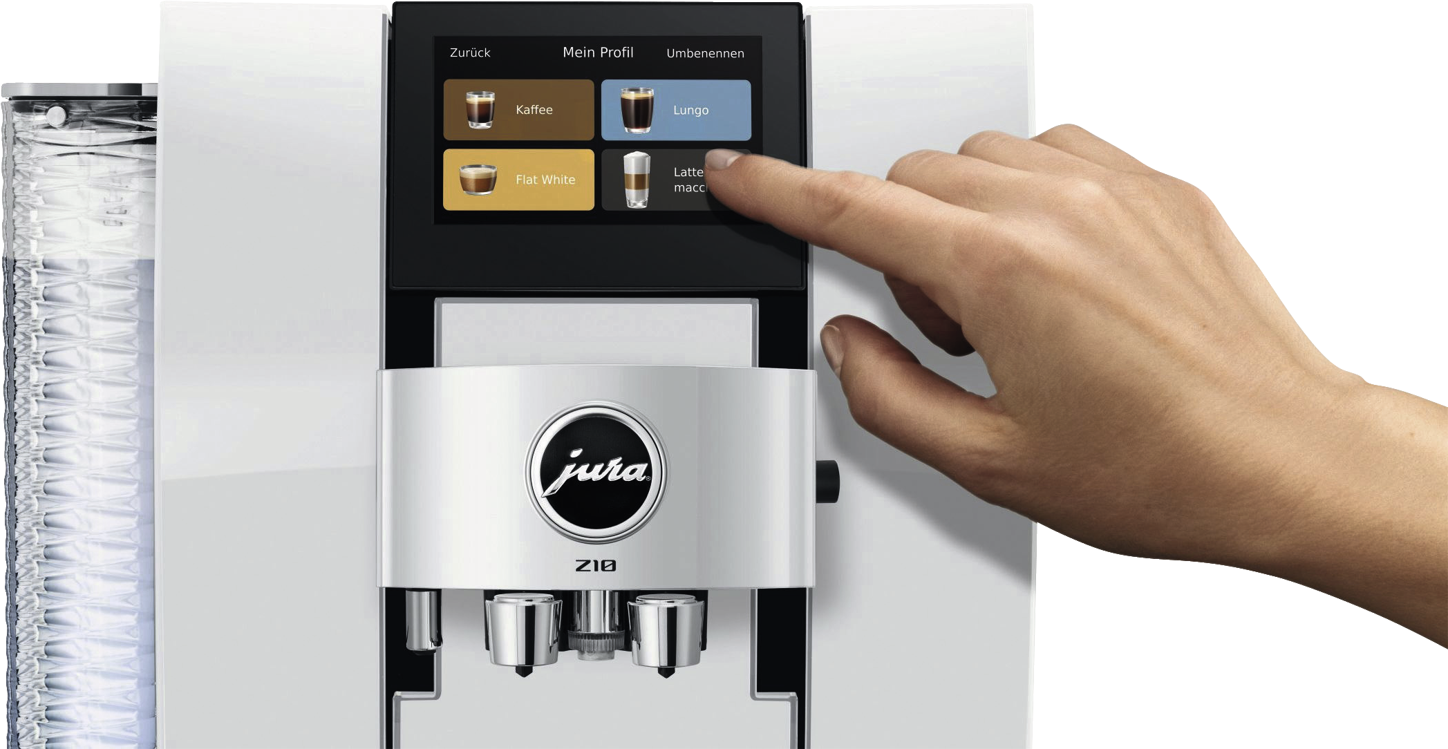 JURA Z10 (EB) Diamond White | Kaffeevollautomat | 15 bar | 2,4 l Tank